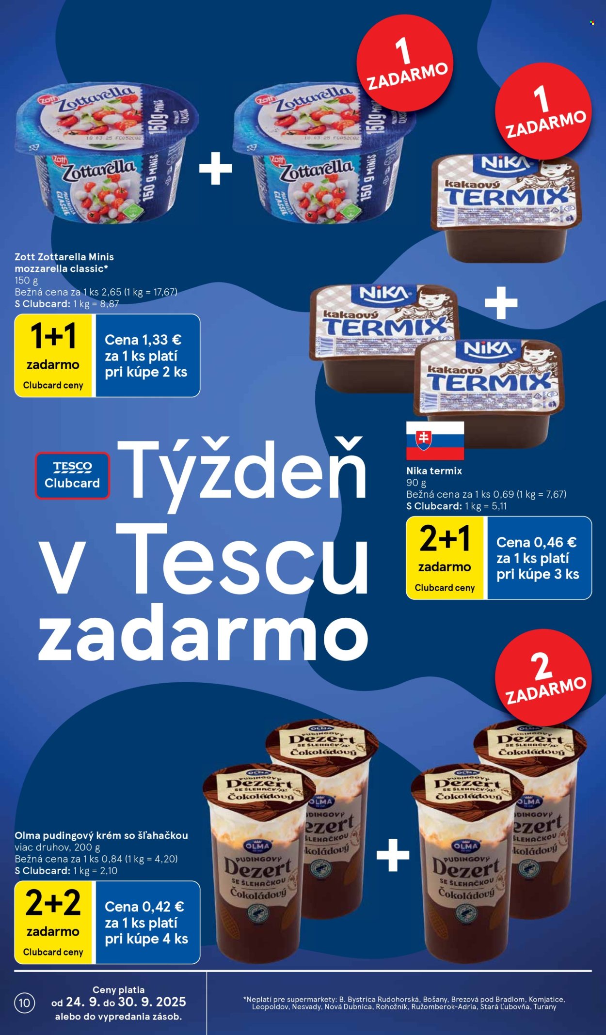 Leták TESCO supermarket - 24.9.2025 - 30.9.2025. Strana 10