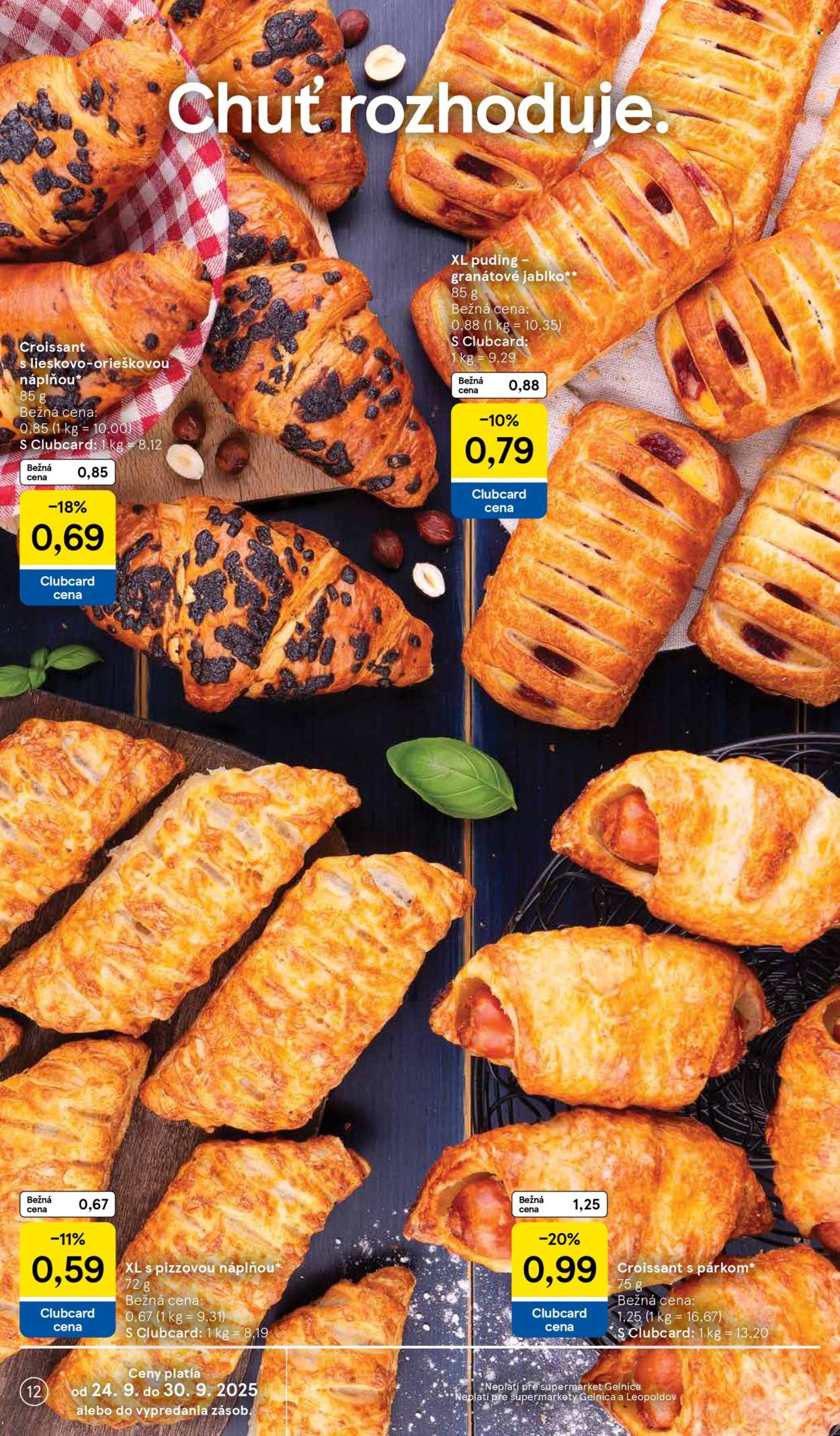 Leták TESCO supermarket - 24.9.2025 - 30.9.2025. Strana 12