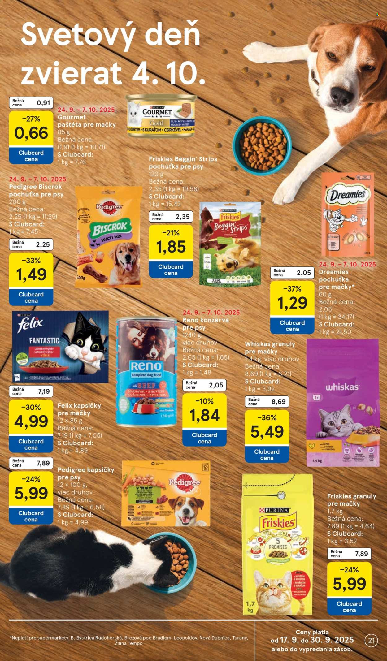 Leták TESCO supermarket - 24.9.2025 - 30.9.2025. Strana 21