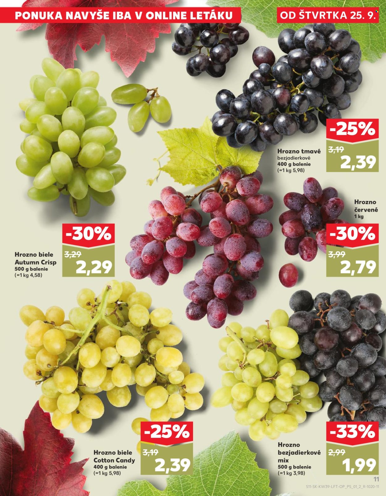 Leták Kaufland - 25.9.2025 - 1.10.2025. Strana 11