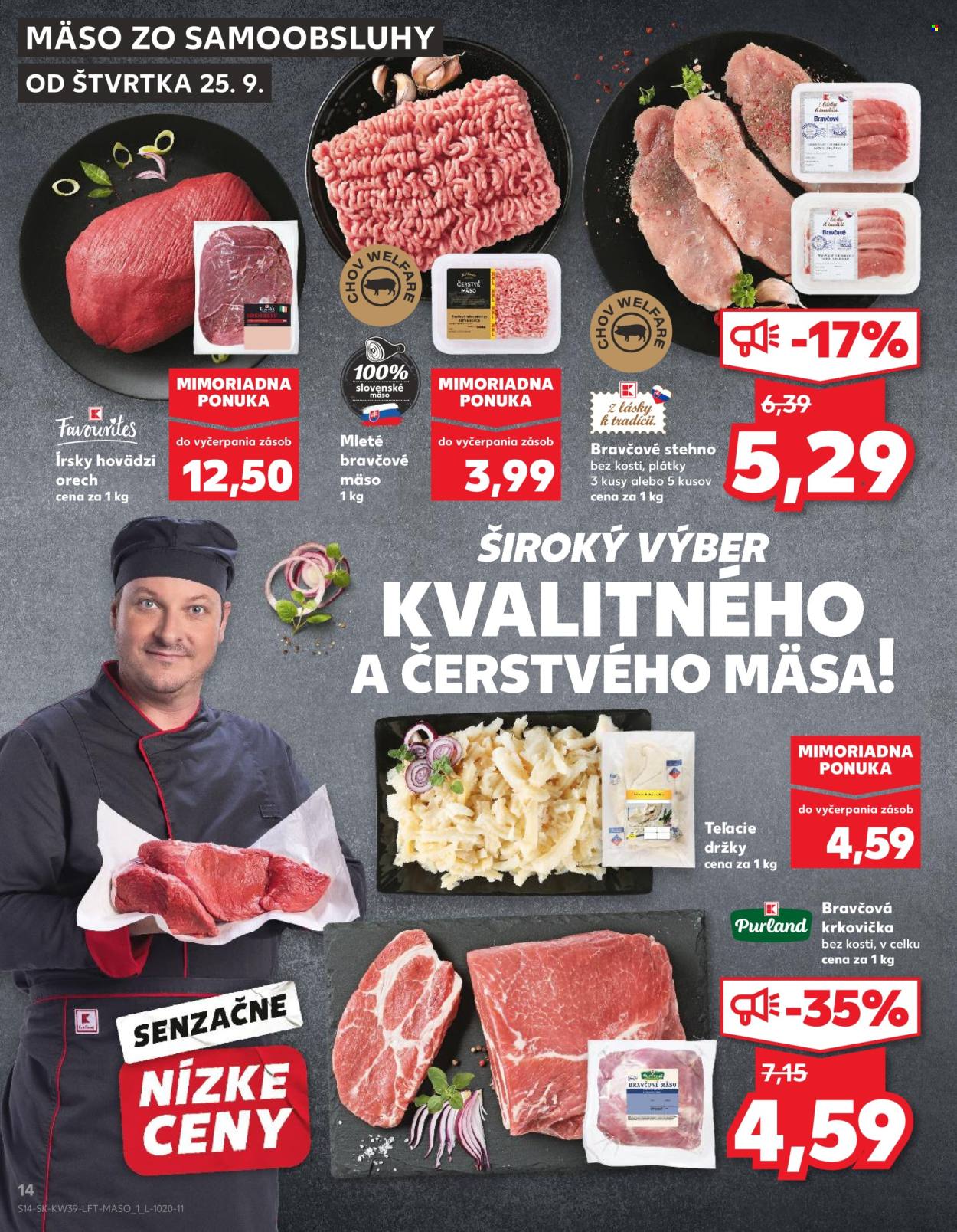 Leták Kaufland - 25.9.2025 - 1.10.2025. Strana 14