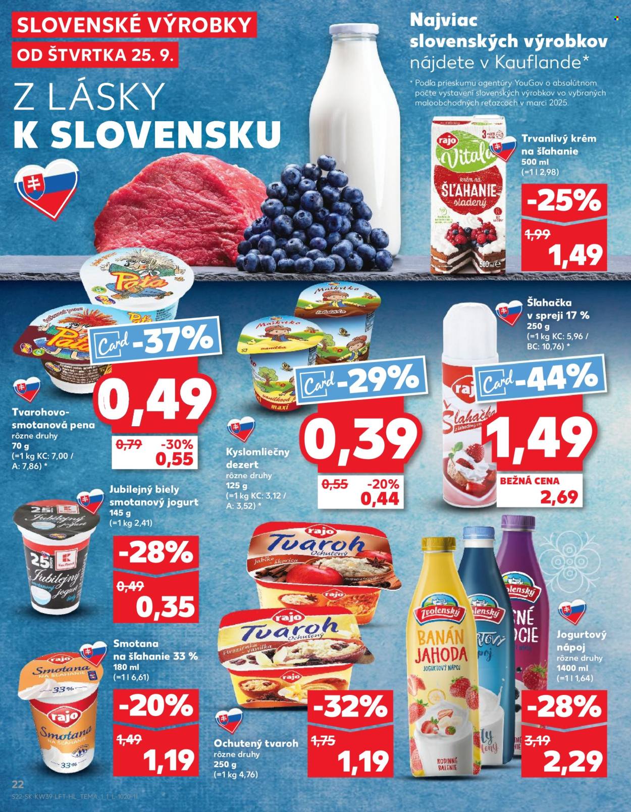 Leták Kaufland - 25.9.2025 - 1.10.2025. Strana 22