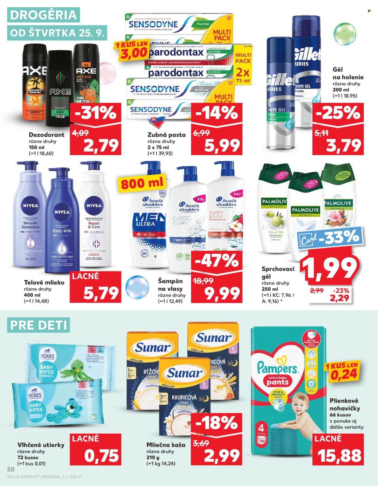 Leták Kaufland - 25.9.2025 - 1.10.2025. Strana 50