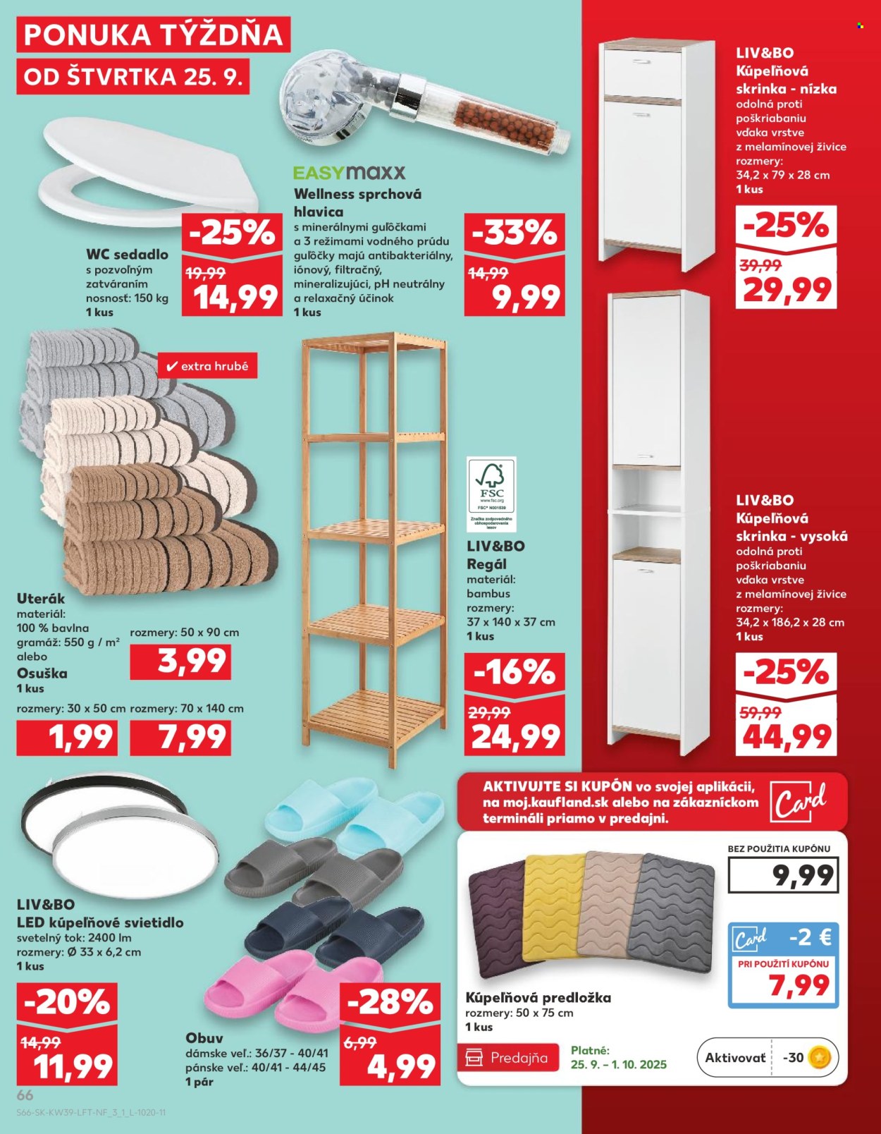 Leták Kaufland - 25.9.2025 - 1.10.2025. Strana 66