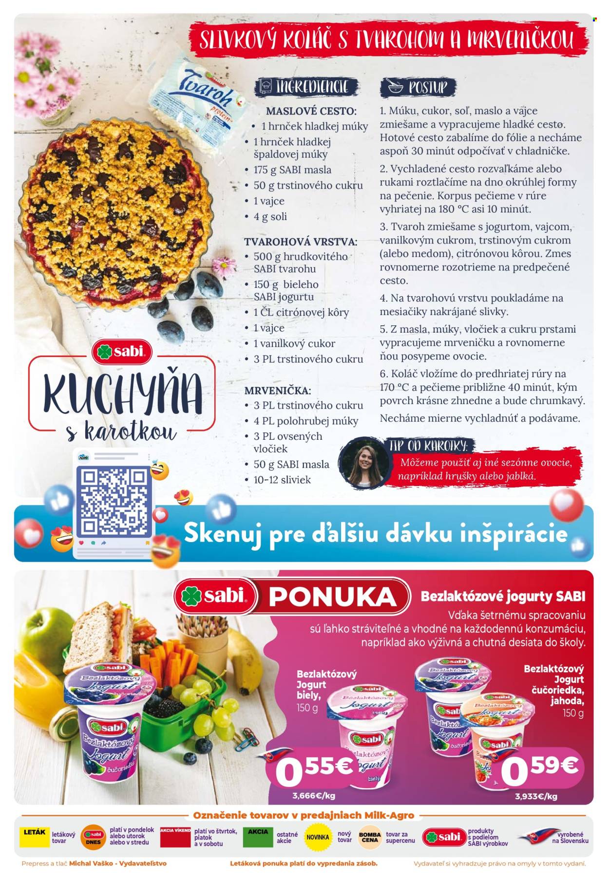 Leták Milk AGRO - 24.9.2025 - 30.9.2025. Strana 2