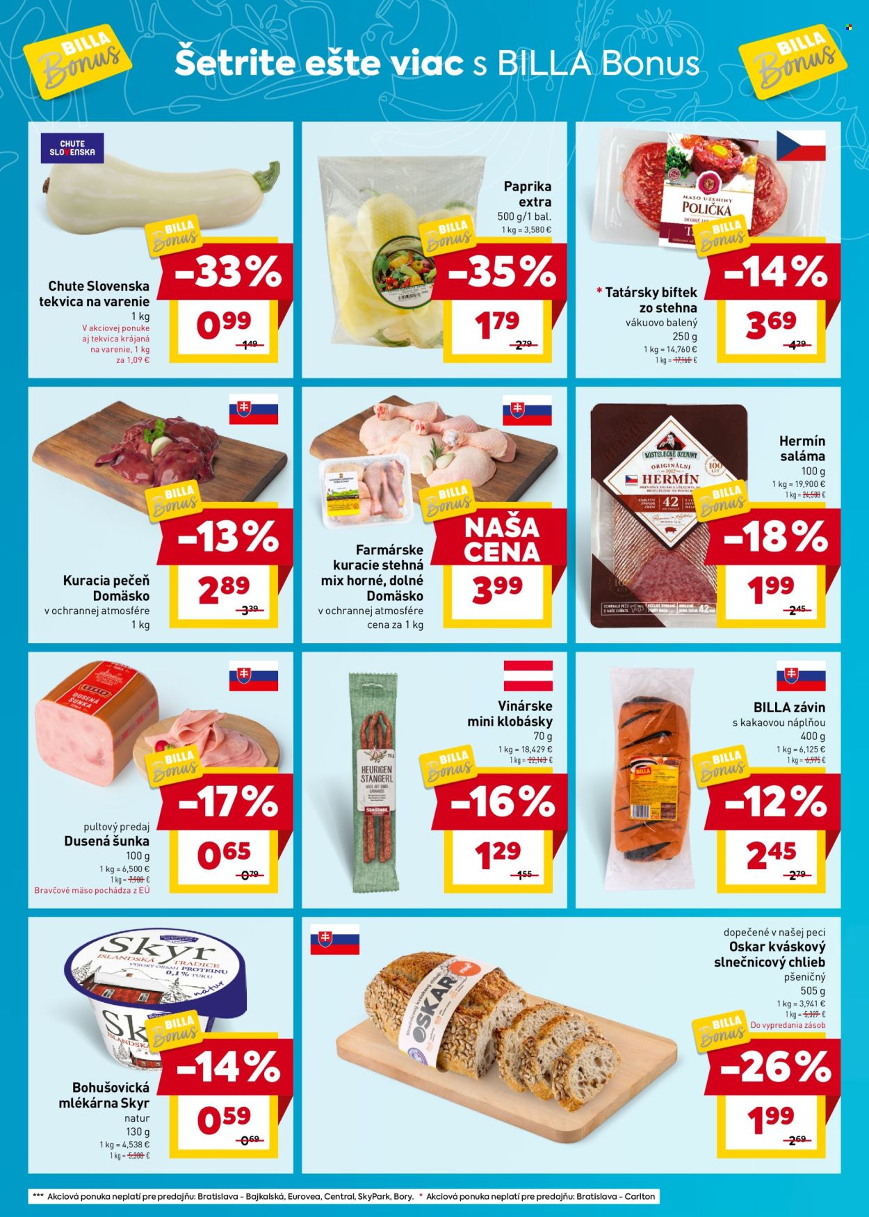 Leták Billa - 24.9.2025 - 30.9.2025. Strana 2