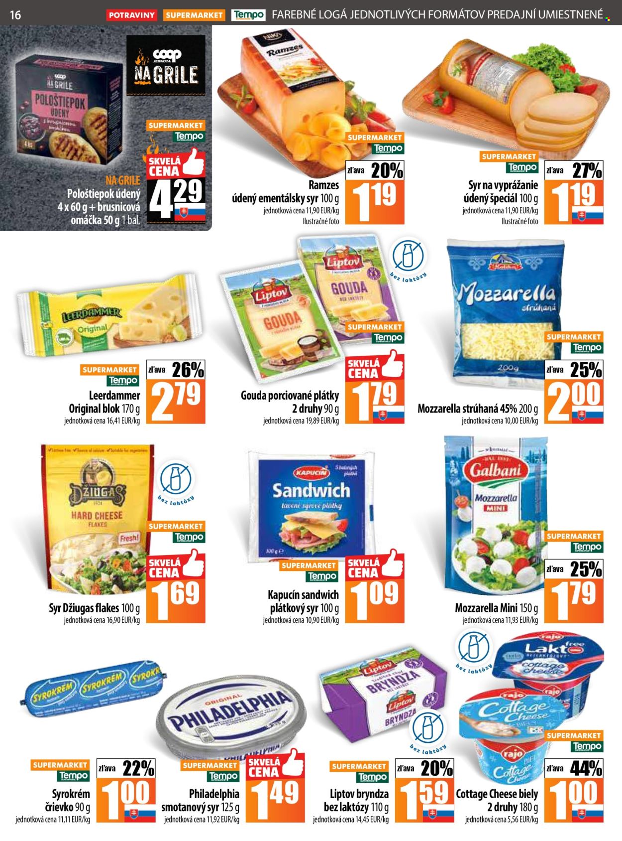 Leták COOP Jednota - 25.9.2025 - 1.10.2025. Strana 16