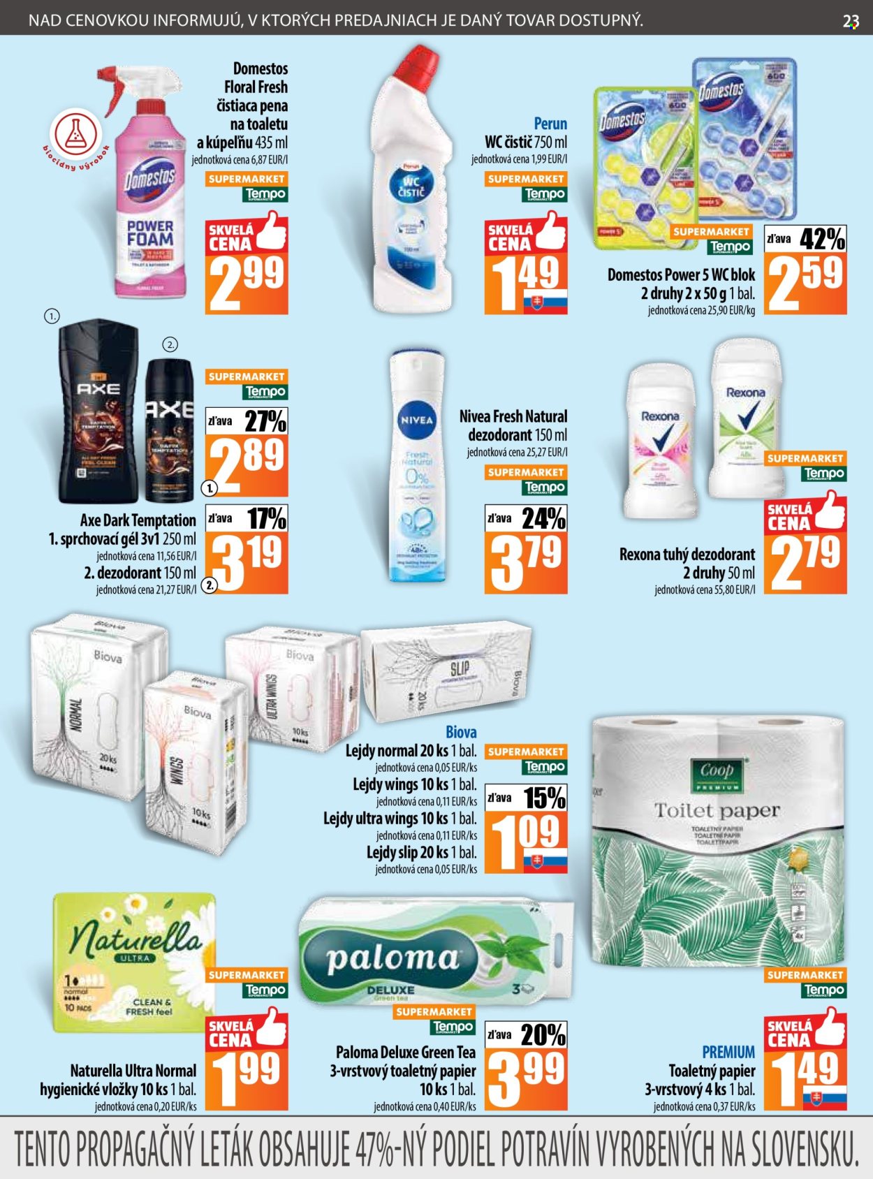 Leták COOP Jednota - 25.9.2025 - 1.10.2025. Strana 23