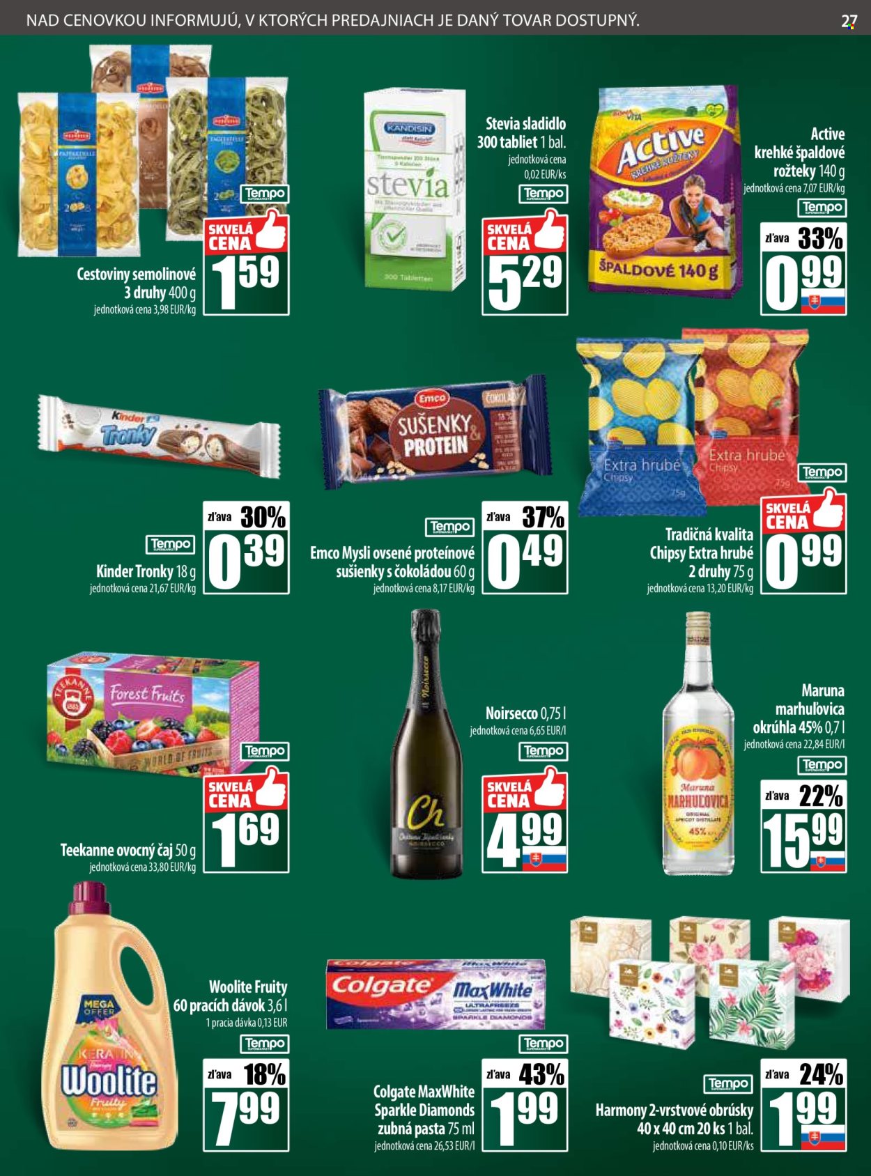 Leták COOP Jednota - 25.9.2025 - 1.10.2025. Strana 27