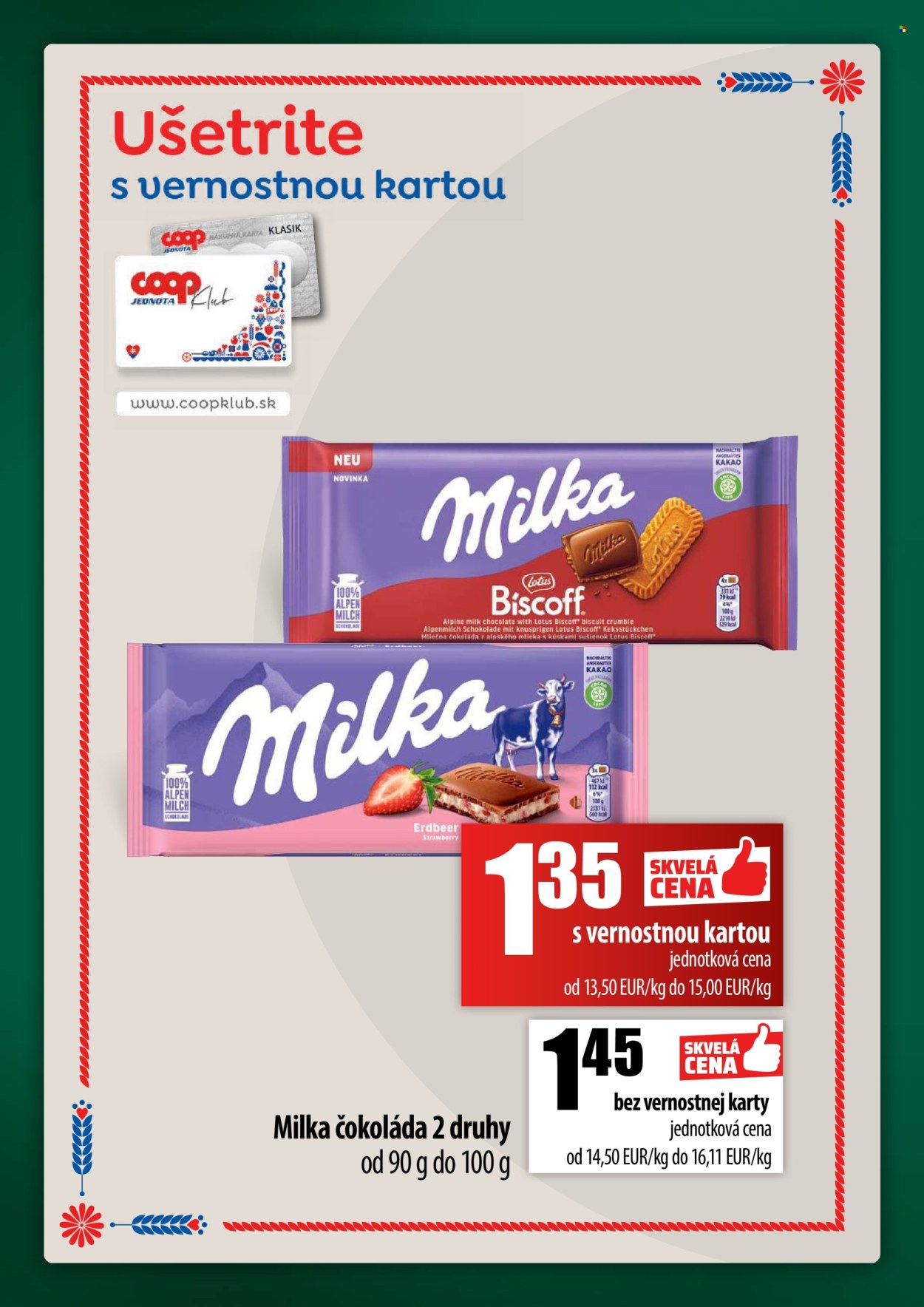 Leták COOP Jednota - 25.9.2025 - 1.10.2025. Strana 40