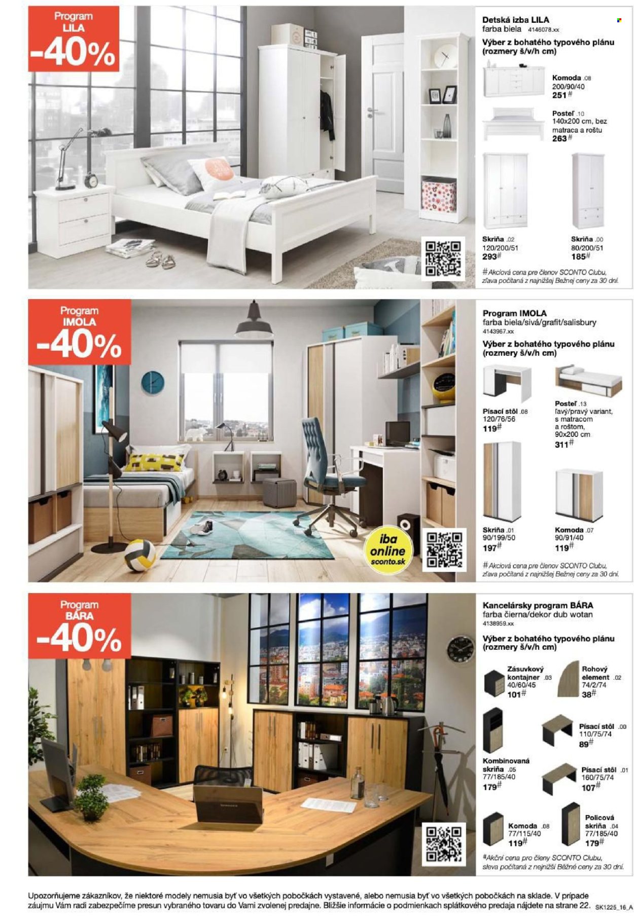 Leták Sconto nábytok - 24.9.2025 - 14.10.2025. Strana 16