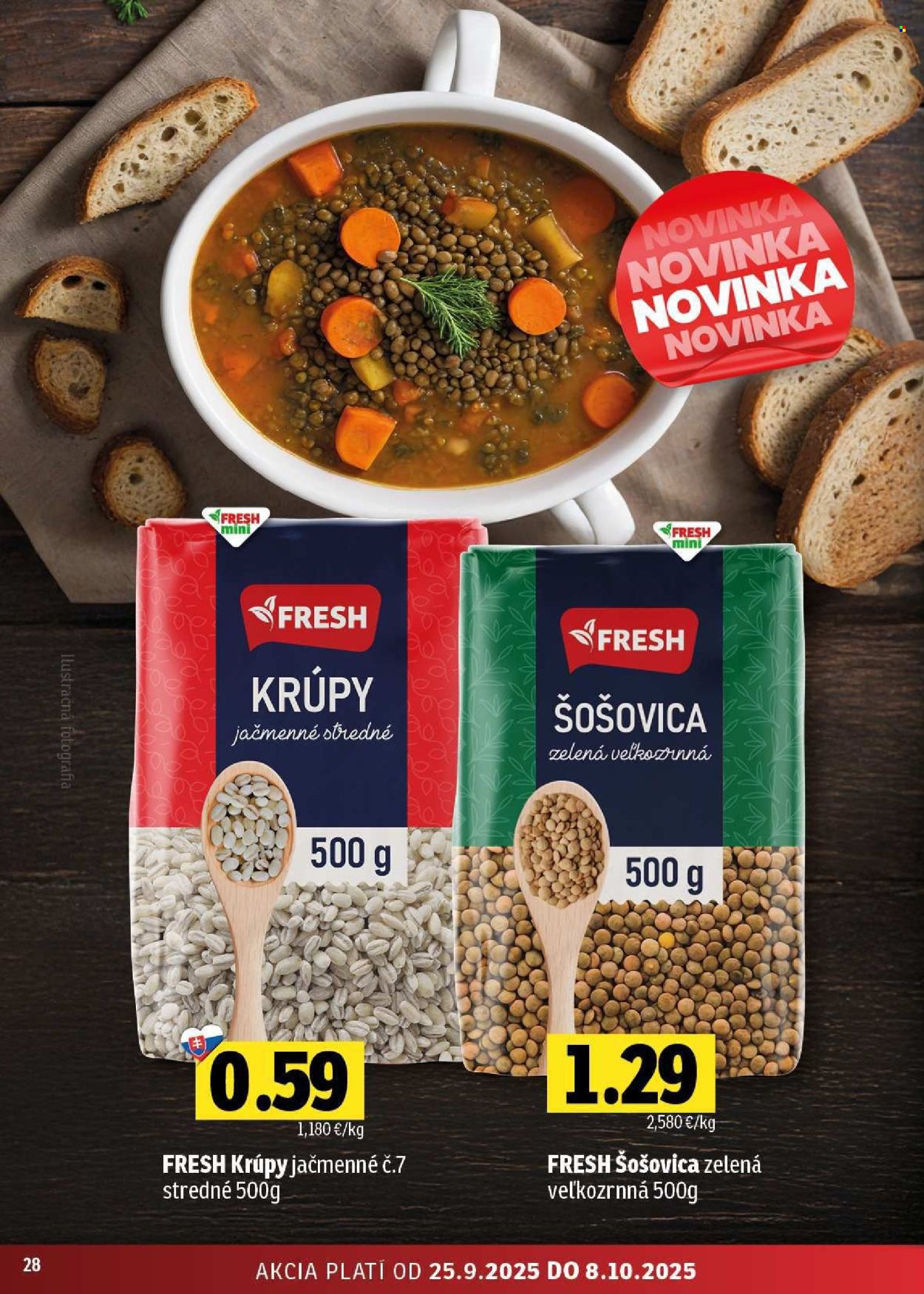 Leták FRESH - 25.9.2025 - 8.10.2025. Strana 28
