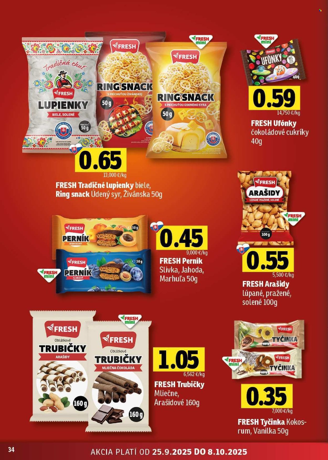 Leták FRESH - 25.9.2025 - 8.10.2025. Strana 34