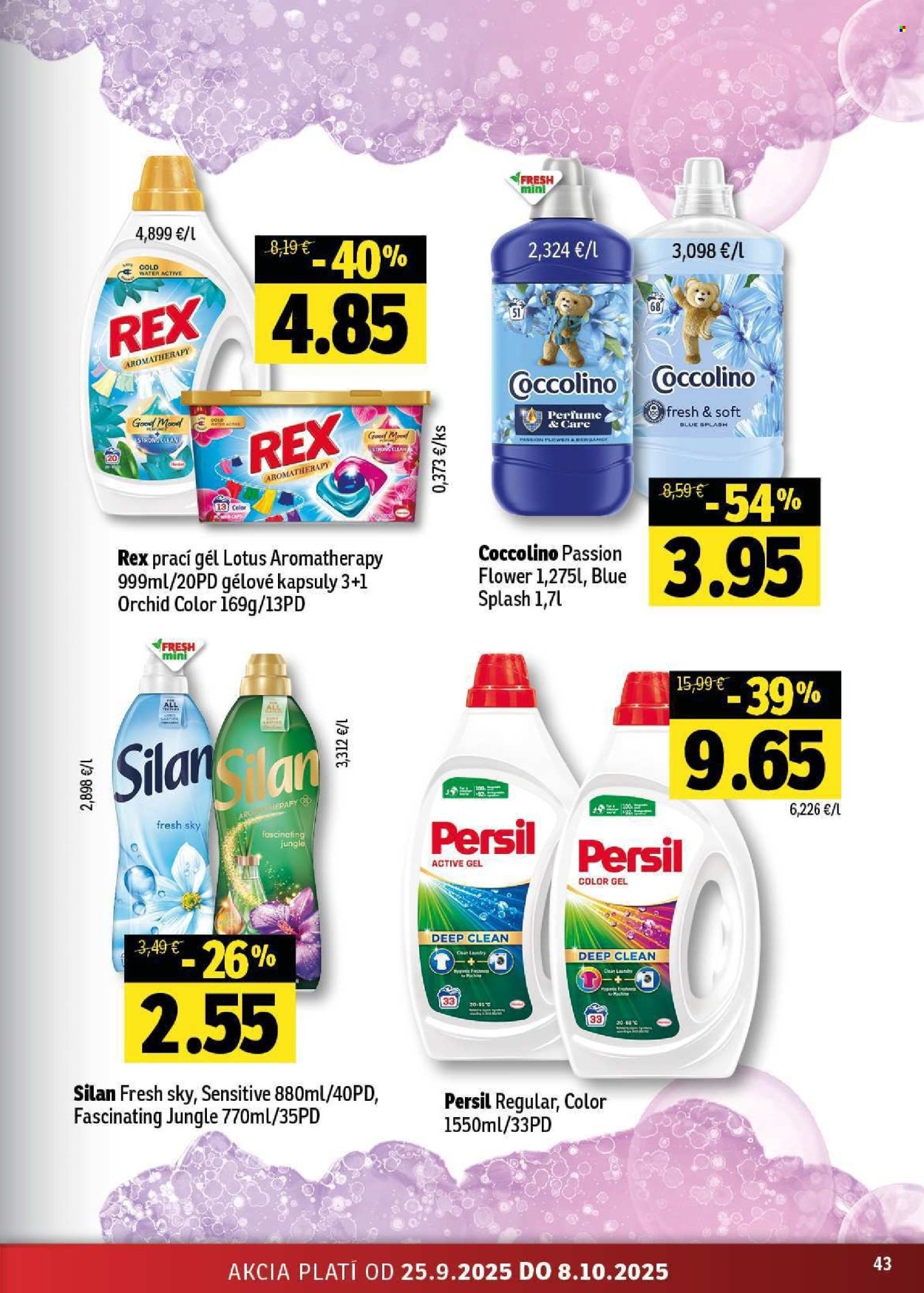 Leták FRESH - 25.9.2025 - 8.10.2025. Strana 43