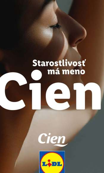 Leták Lidl.