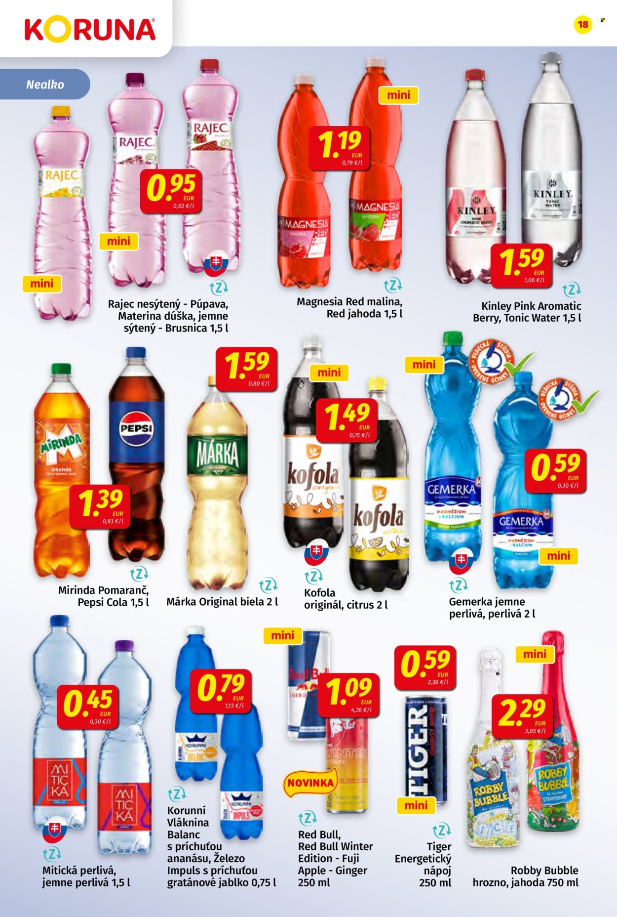Leták Potraviny KORUNA - 26.9.2025 - 8.10.2025. Strana 18
