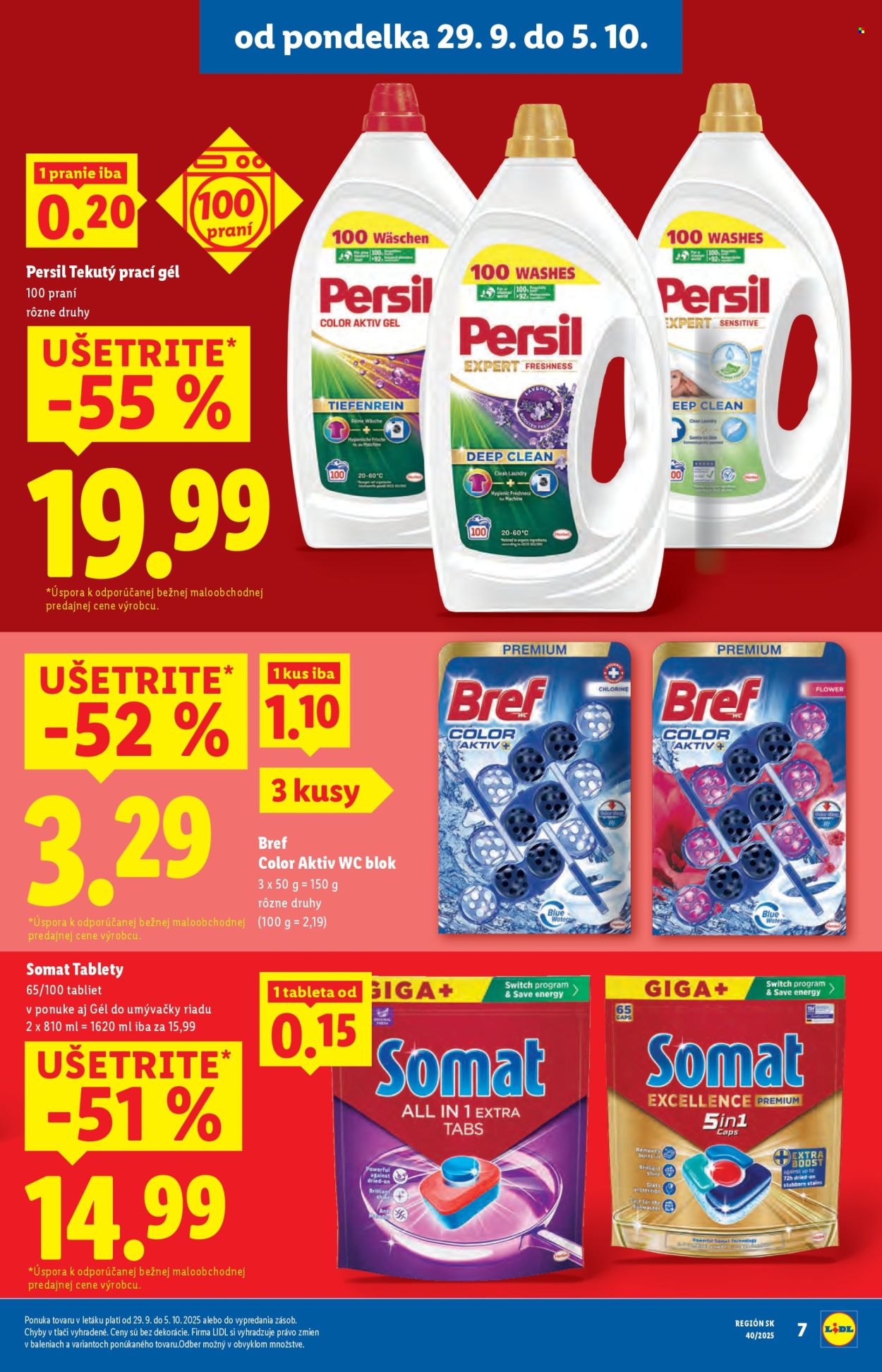 Leták Lidl - 29.9.2025 - 5.10.2025. Strana 7