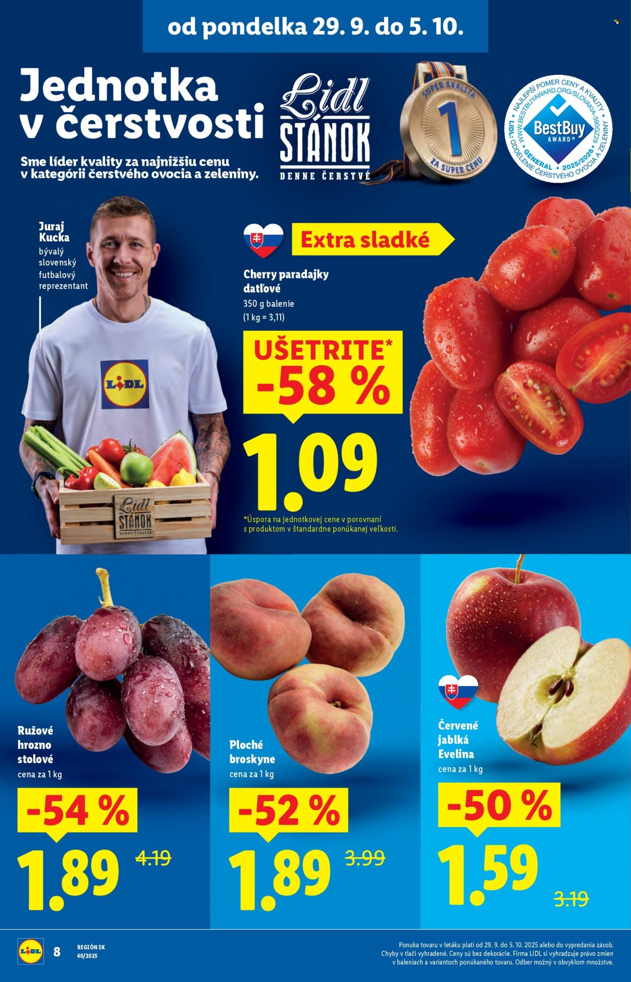 Leták Lidl - 29.9.2025 - 5.10.2025. Strana 8