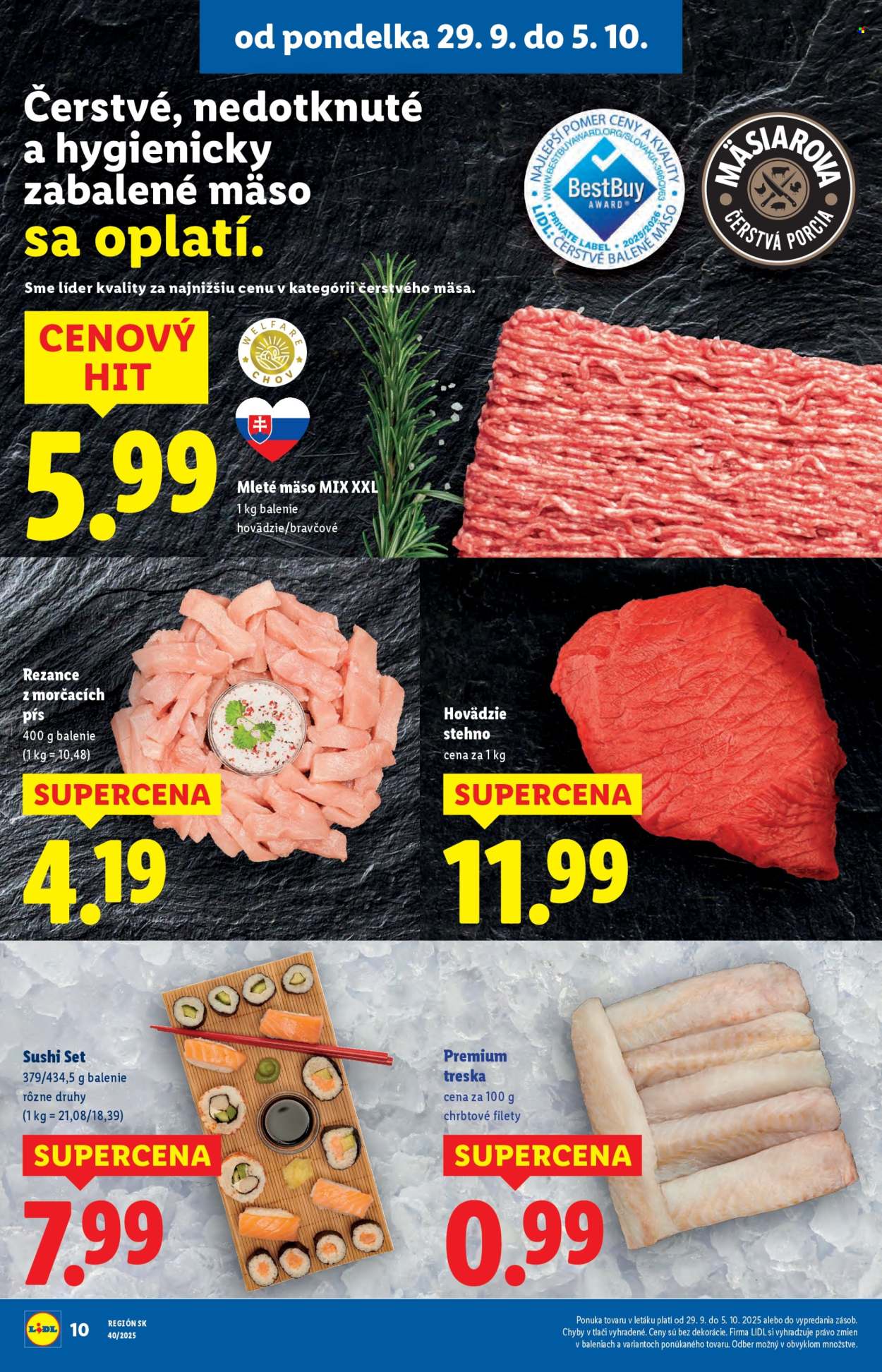 Leták Lidl - 29.9.2025 - 5.10.2025. Strana 12
