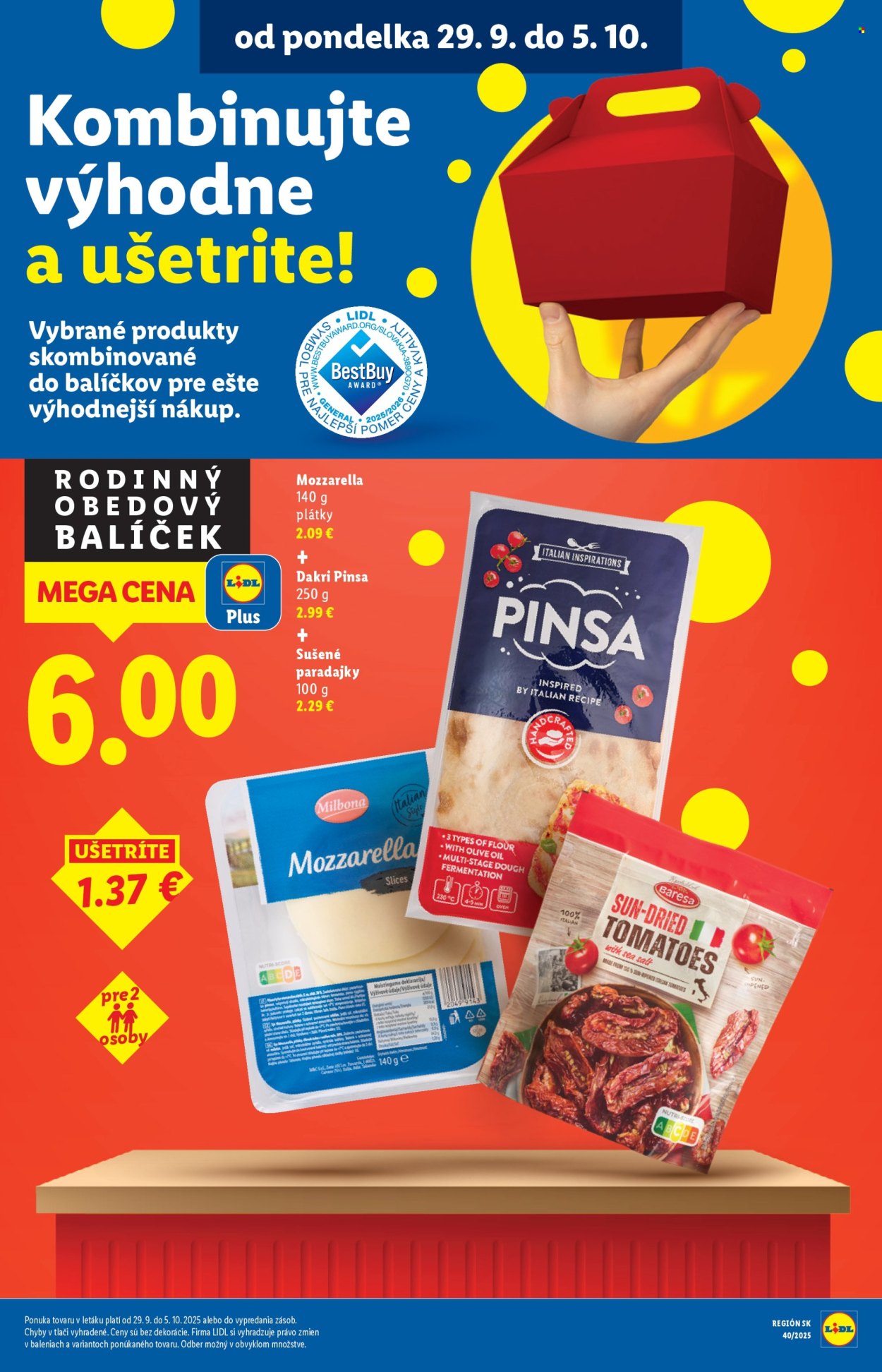Leták Lidl - 29.9.2025 - 5.10.2025. Strana 23