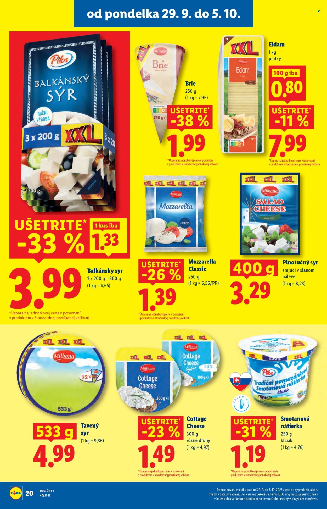 Leták Lidl - 29.9.2025 - 5.10.2025. Strana 30