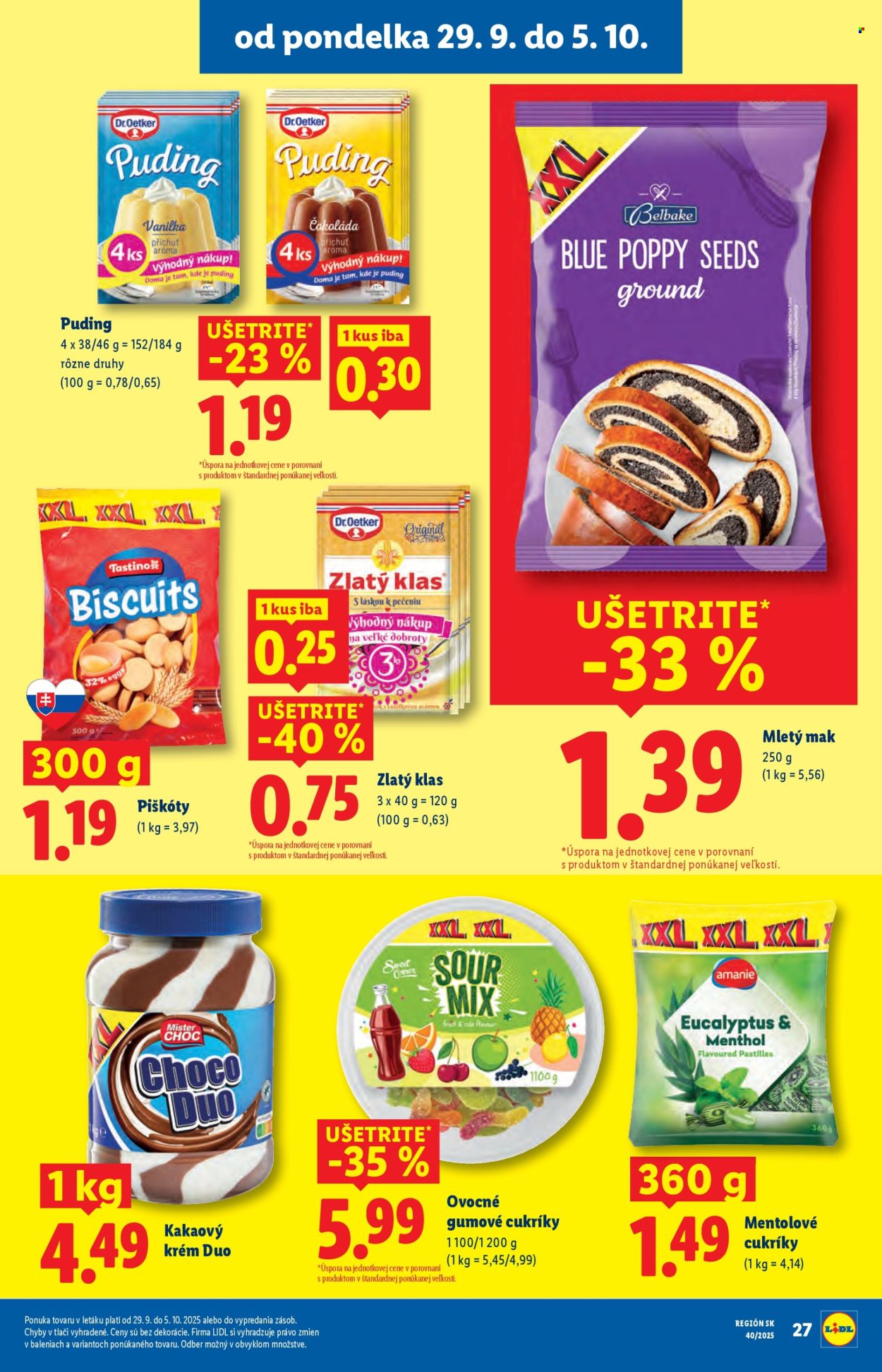 Leták Lidl - 29.9.2025 - 5.10.2025. Strana 37