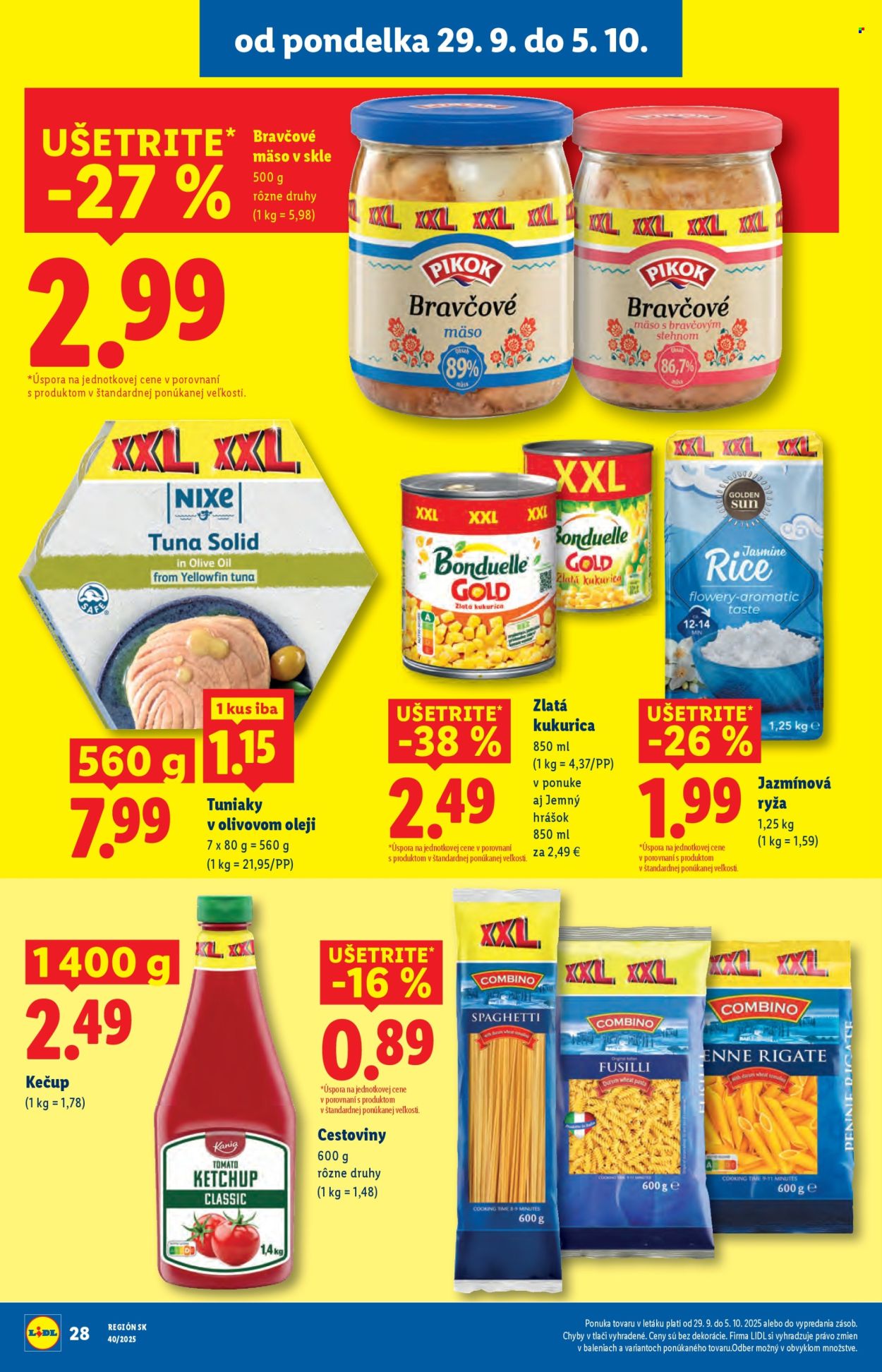Leták Lidl - 29.9.2025 - 5.10.2025. Strana 38