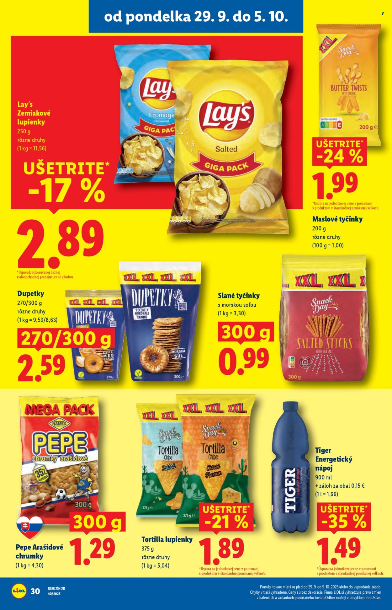 Leták Lidl - 29.9.2025 - 5.10.2025. Strana 40