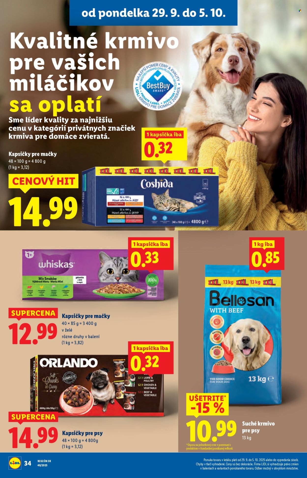 Leták Lidl - 29.9.2025 - 5.10.2025. Strana 44