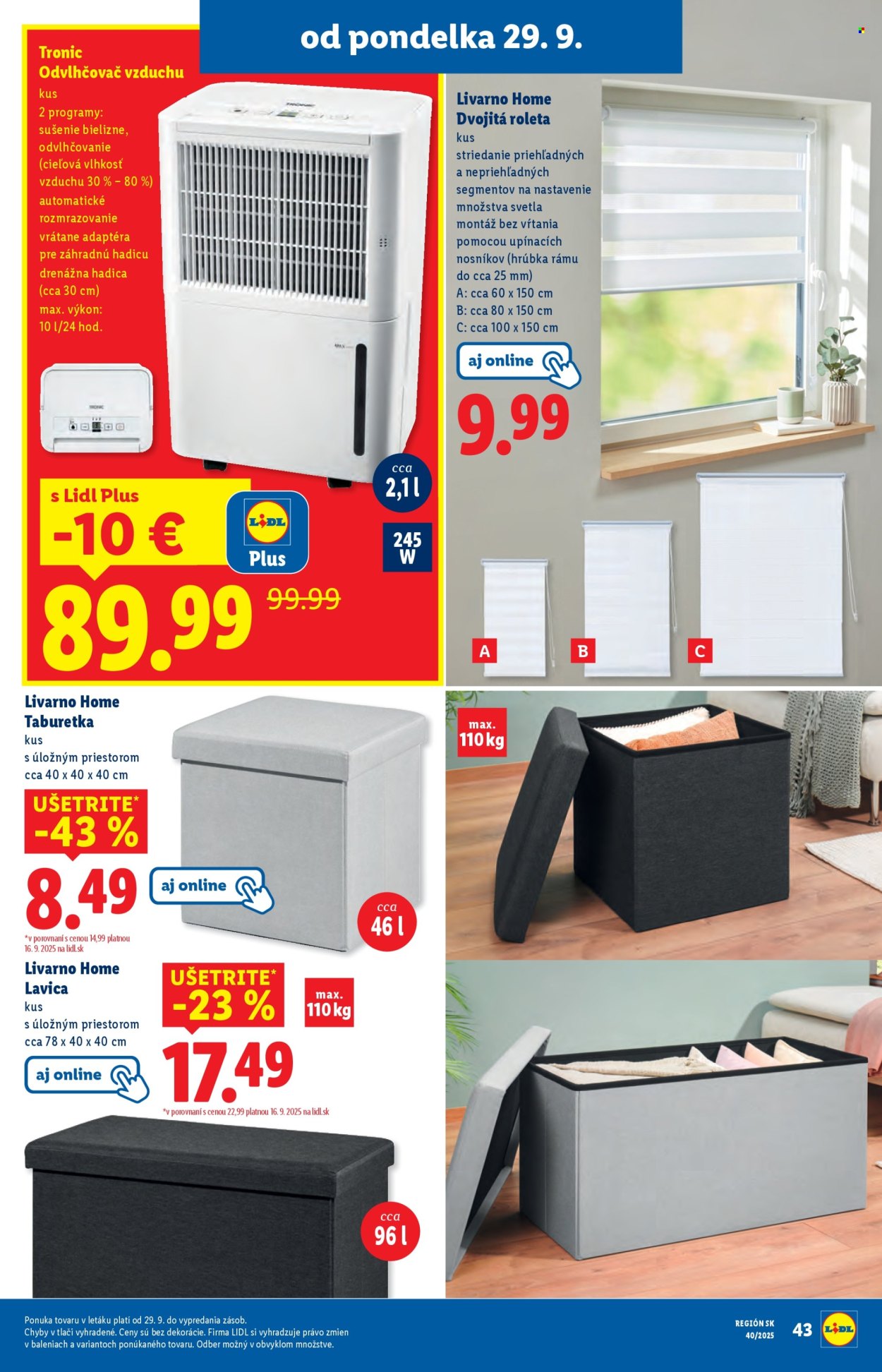 Leták Lidl - 29.9.2025 - 5.10.2025. Strana 57