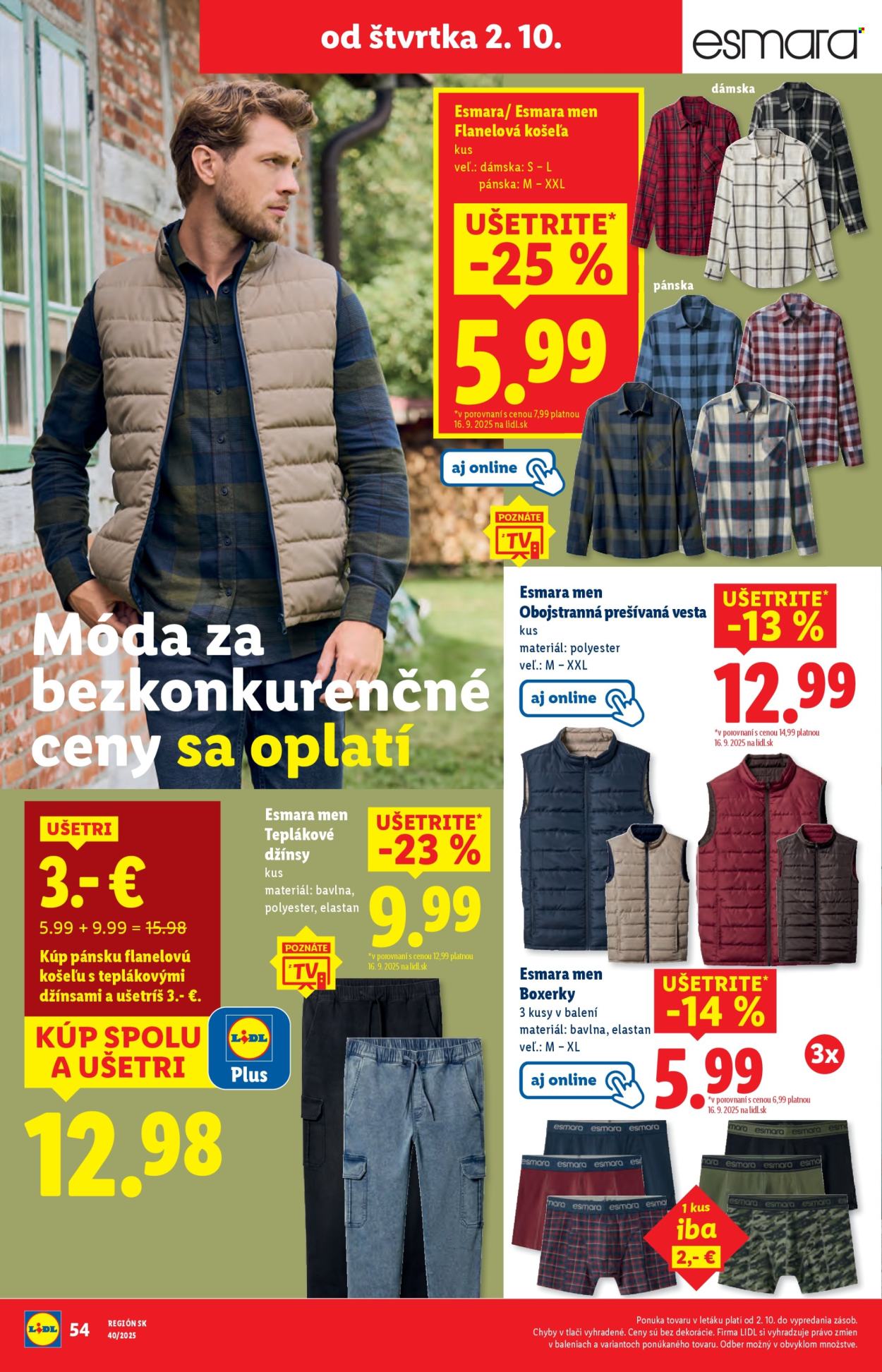 Leták Lidl - 29.9.2025 - 5.10.2025. Strana 84