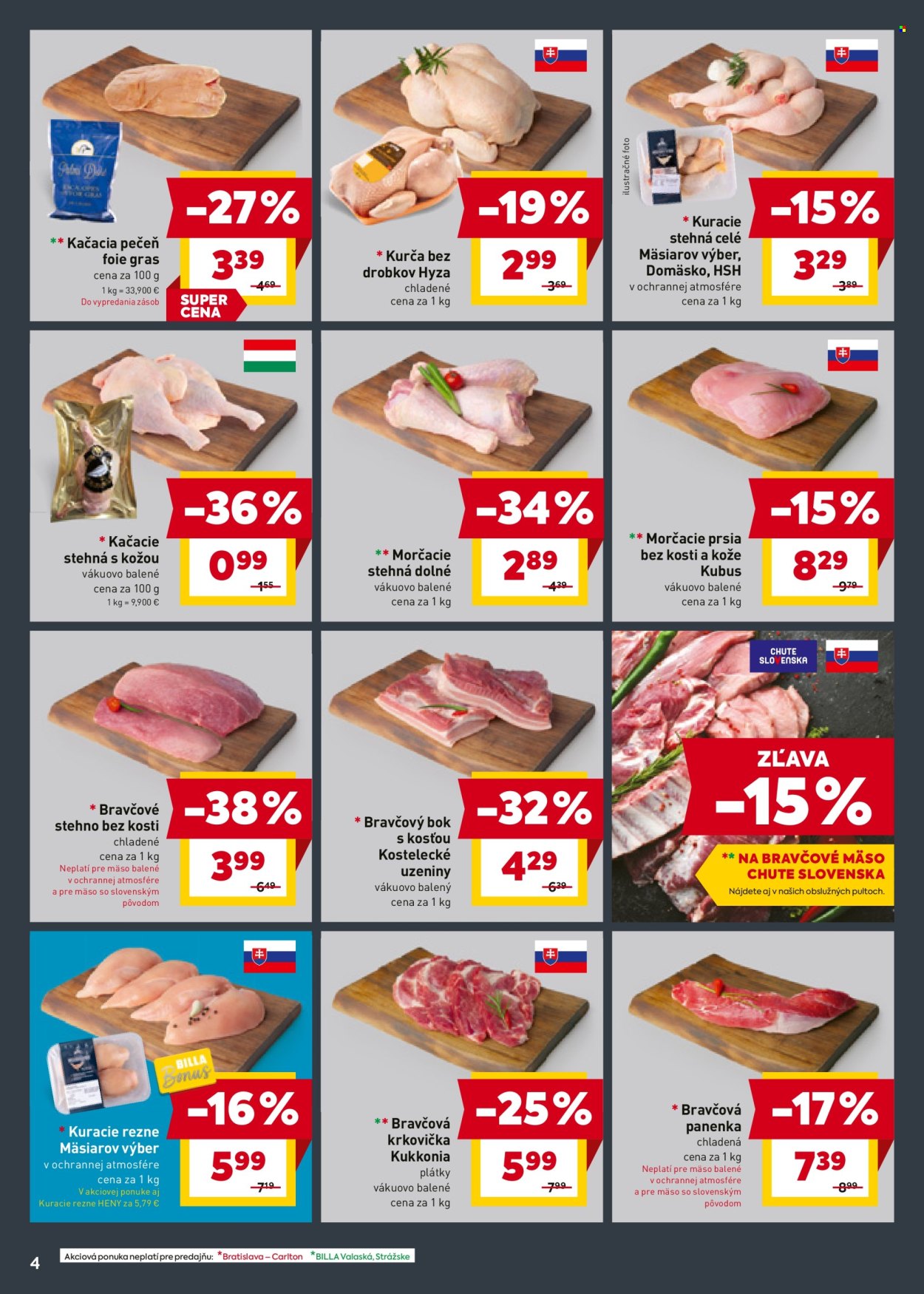 Leták Billa - 1.10.2025 - 7.10.2025. Strana 4