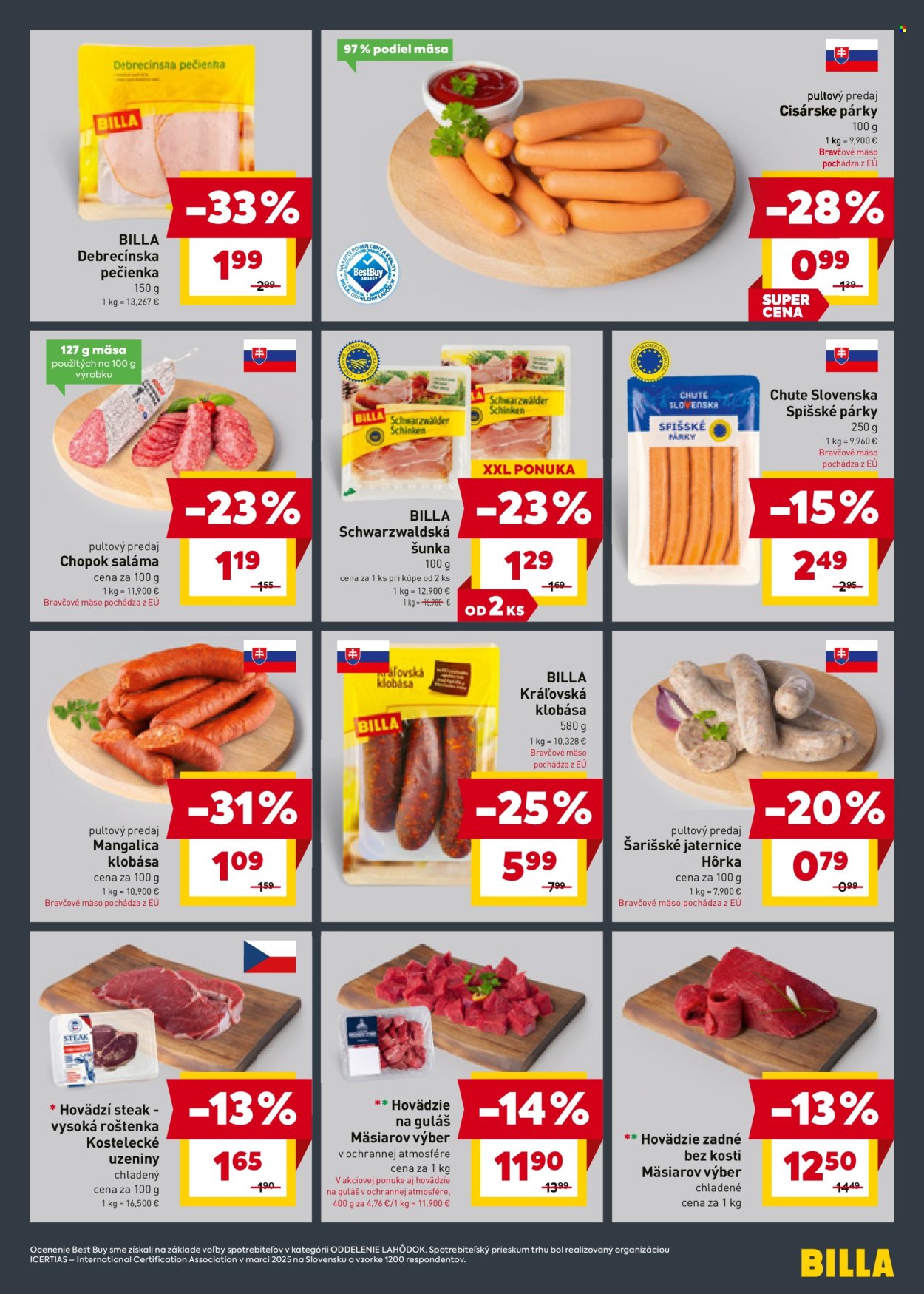 Leták Billa - 1.10.2025 - 7.10.2025. Strana 5