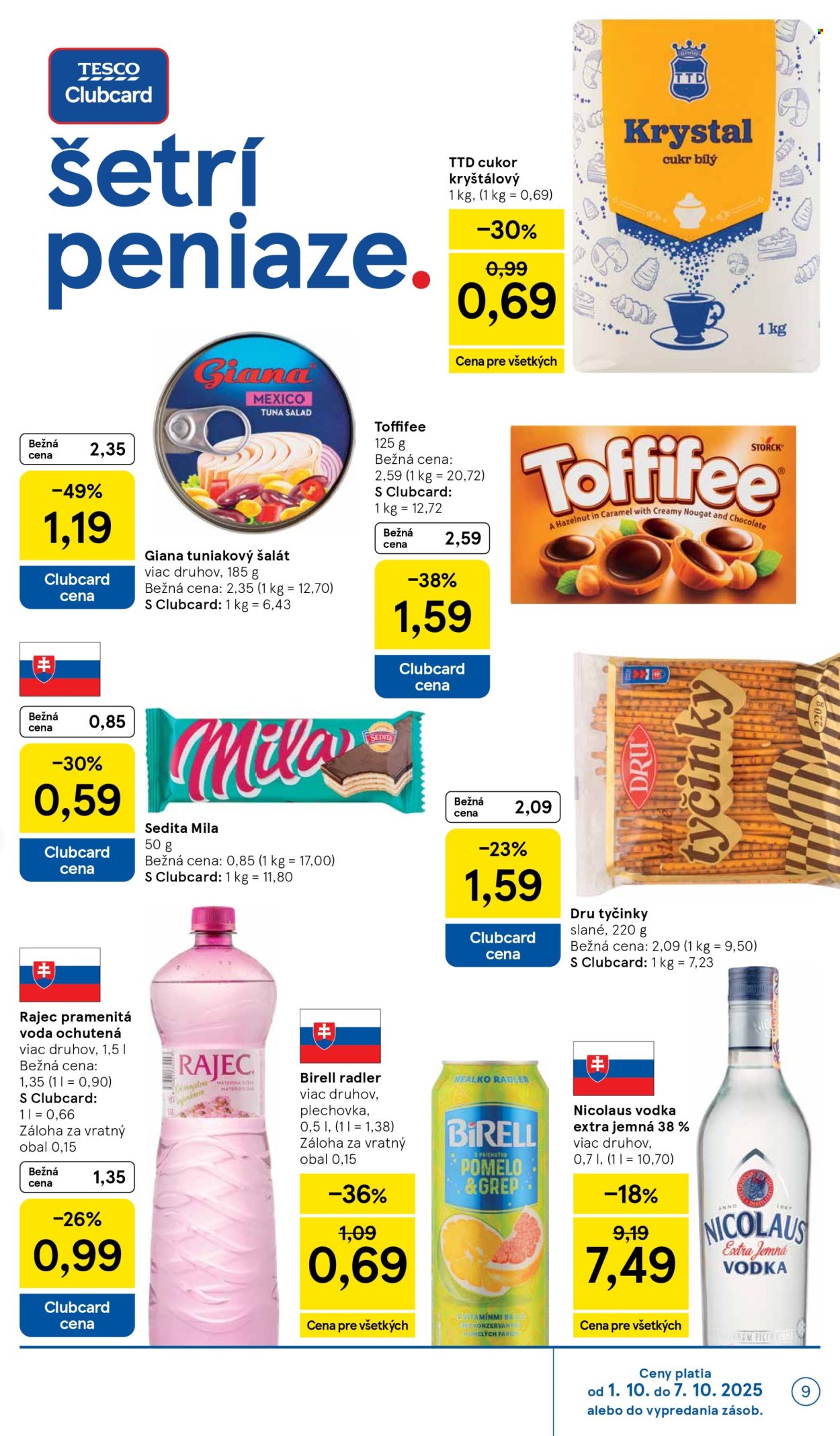 Leták TESCO - 1.10.2025 - 7.10.2025. Strana 9