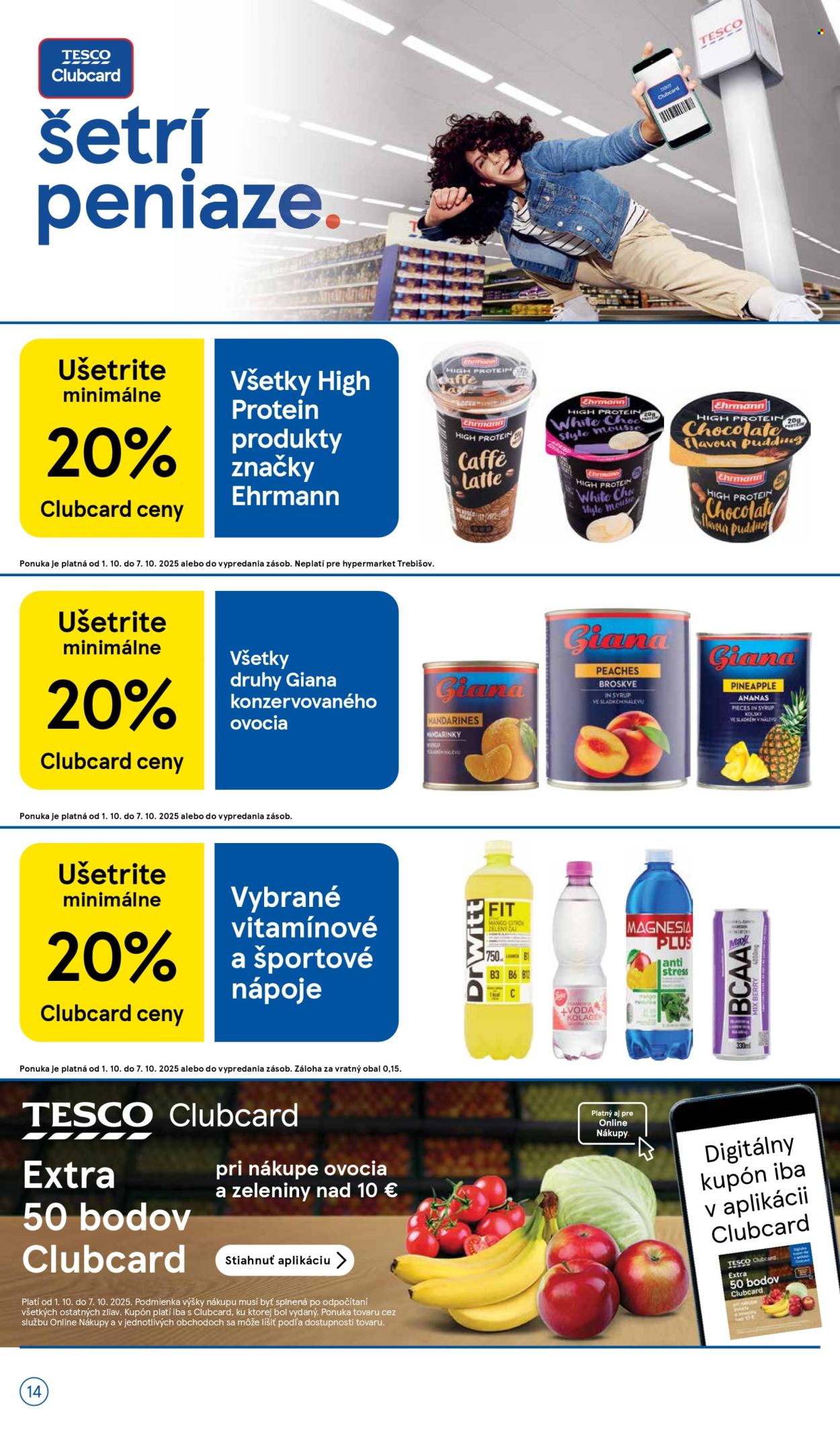 Leták TESCO - 1.10.2025 - 7.10.2025. Strana 14