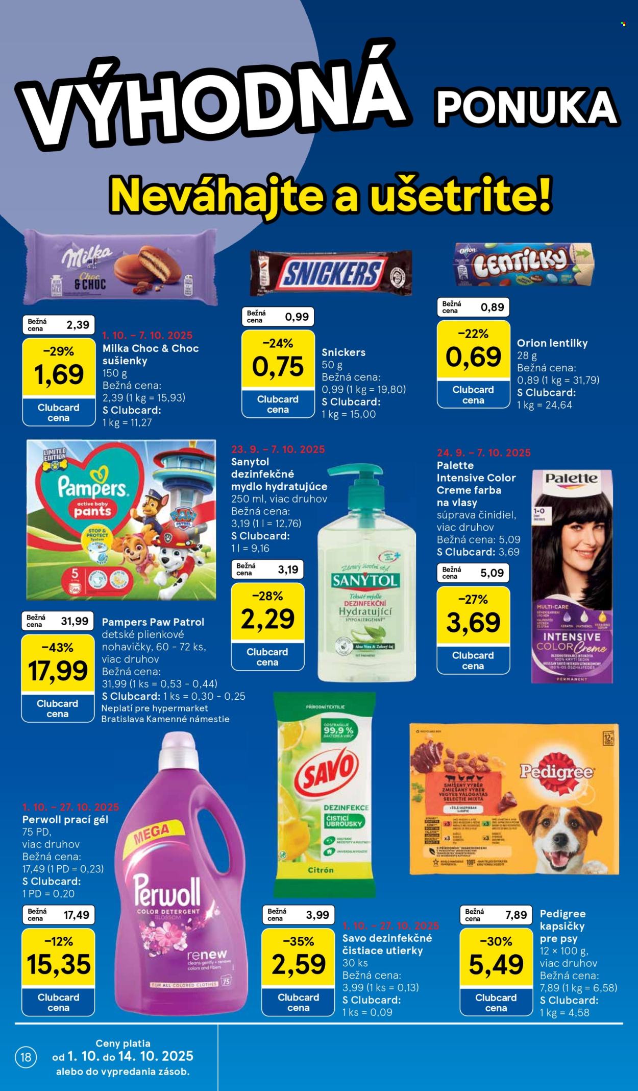 Leták TESCO - 1.10.2025 - 7.10.2025. Strana 18