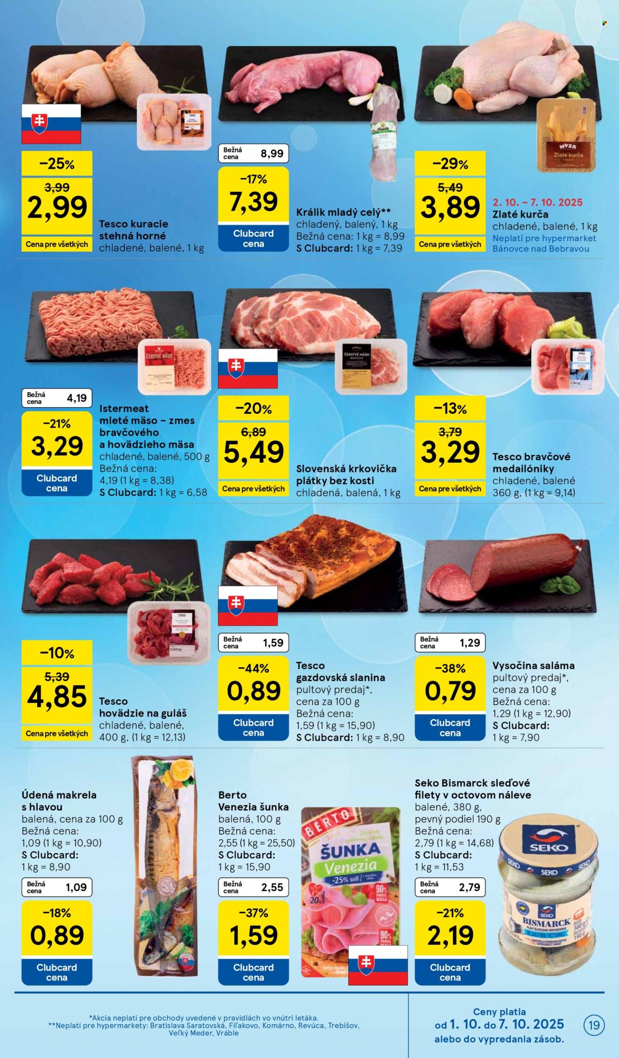Leták TESCO - 1.10.2025 - 7.10.2025. Strana 19