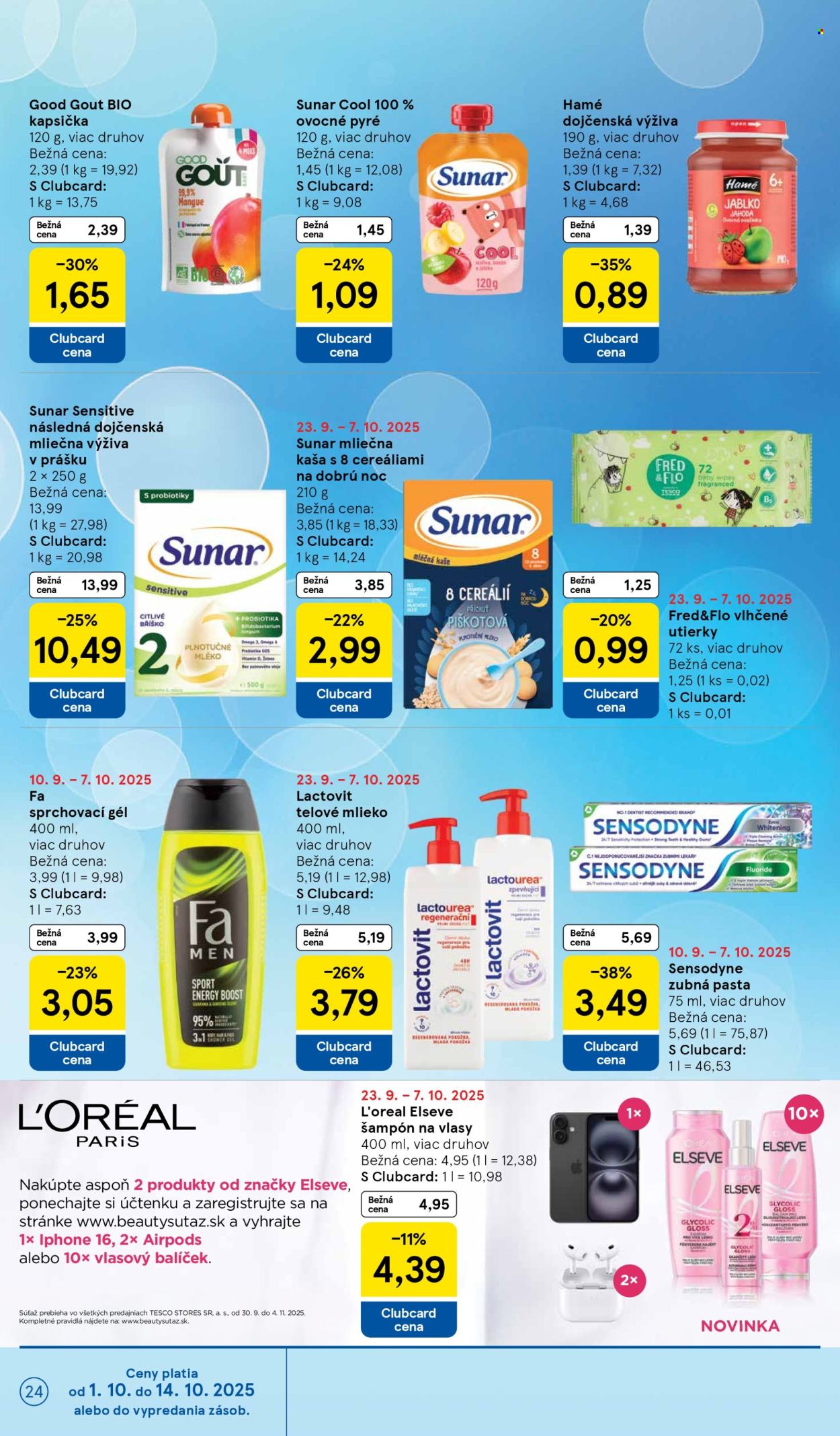Leták TESCO - 1.10.2025 - 7.10.2025. Strana 24