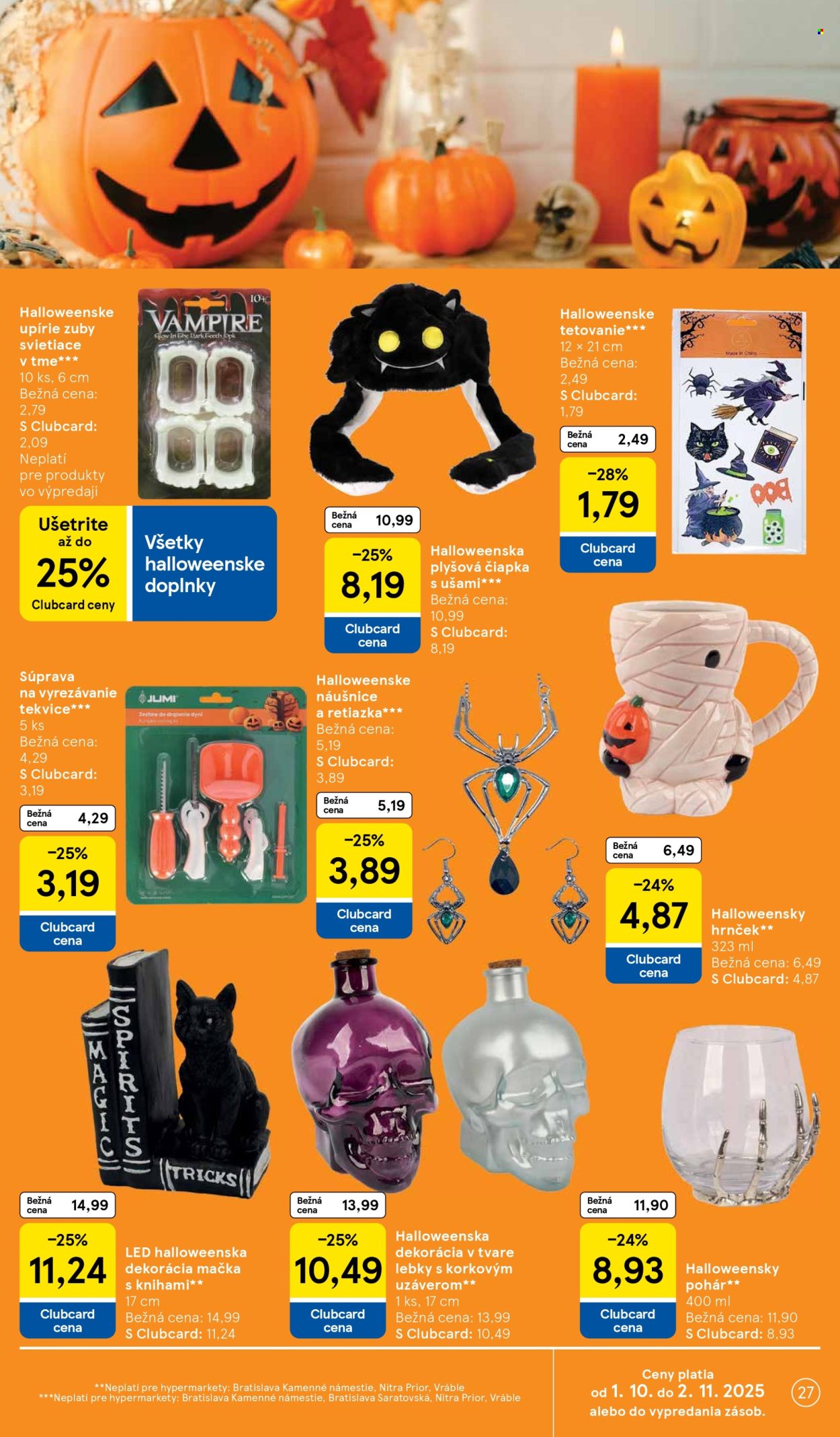 Leták TESCO - 1.10.2025 - 7.10.2025. Strana 27