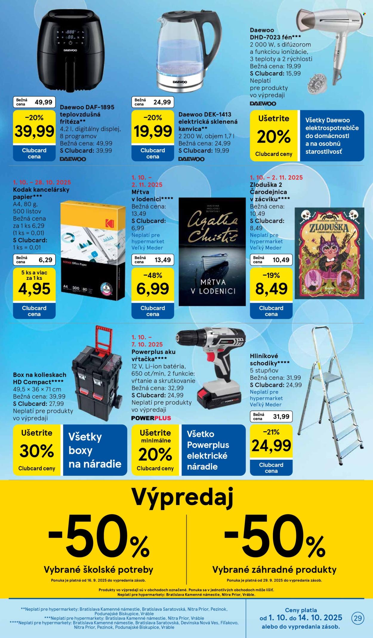 Leták TESCO - 1.10.2025 - 7.10.2025. Strana 29