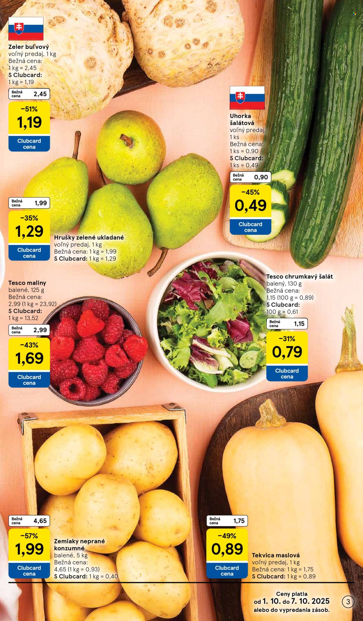 Leták TESCO supermarket - 1.10.2025 - 7.10.2025. Strana 3