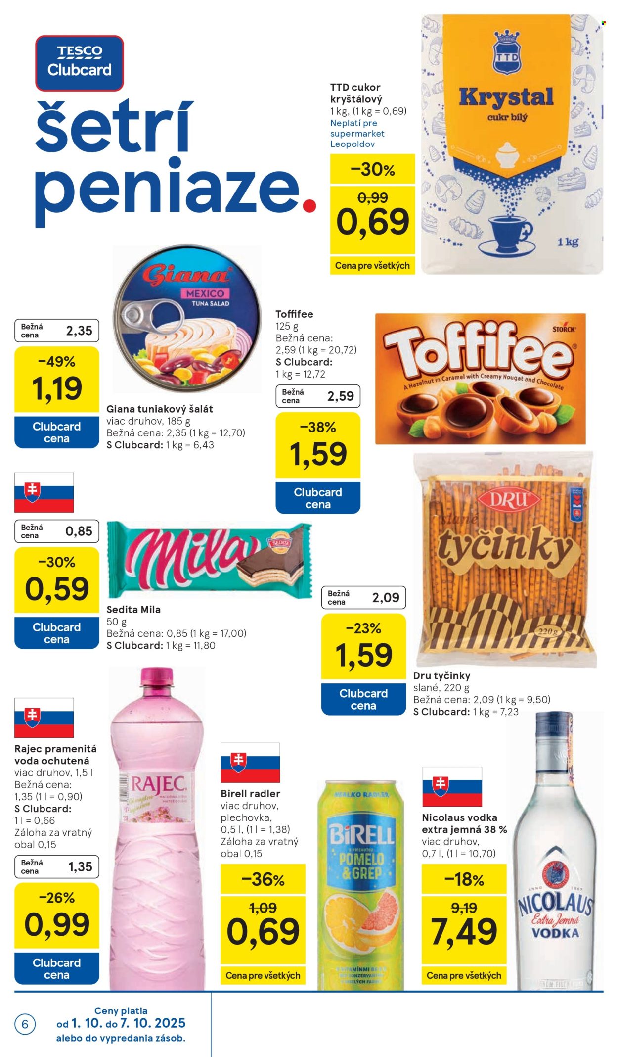 Leták TESCO supermarket - 1.10.2025 - 7.10.2025. Strana 6
