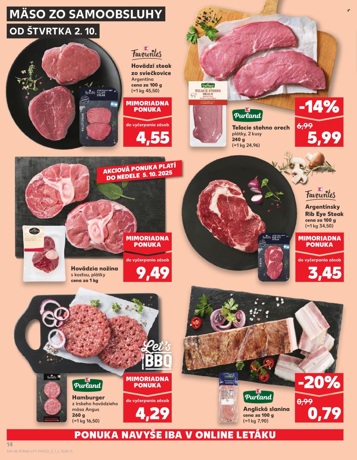 Leták Kaufland - 2.10.2025 - 8.10.2025. Strana 14