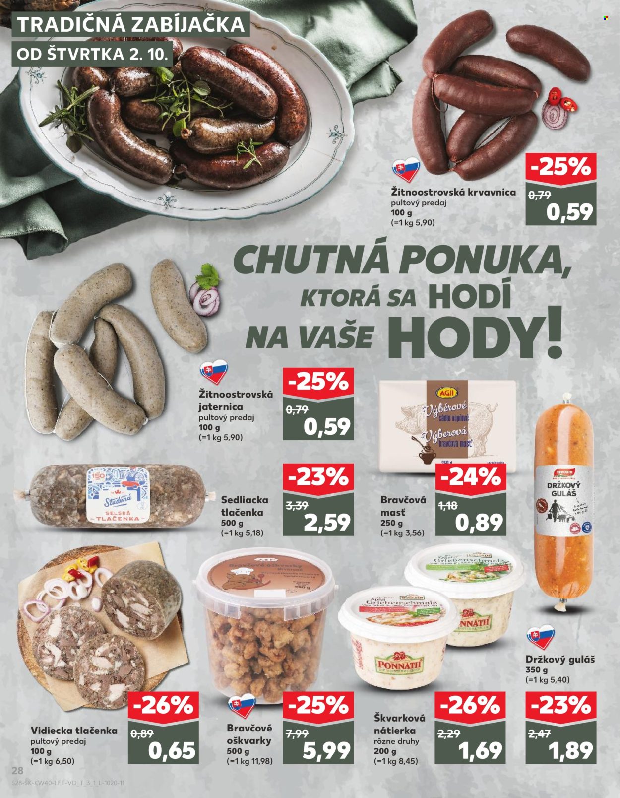 Leták Kaufland - 2.10.2025 - 8.10.2025. Strana 28