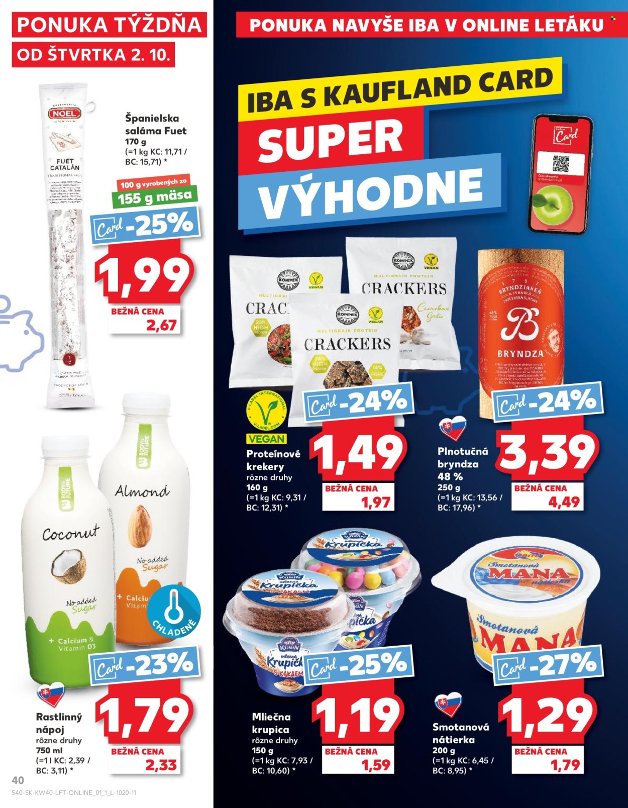 Leták Kaufland - 2.10.2025 - 8.10.2025. Strana 40