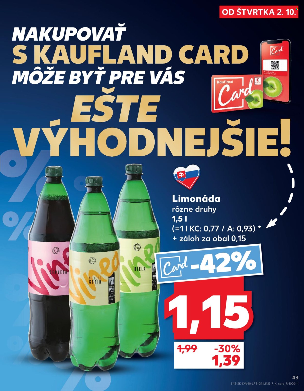 Leták Kaufland - 2.10.2025 - 8.10.2025. Strana 43