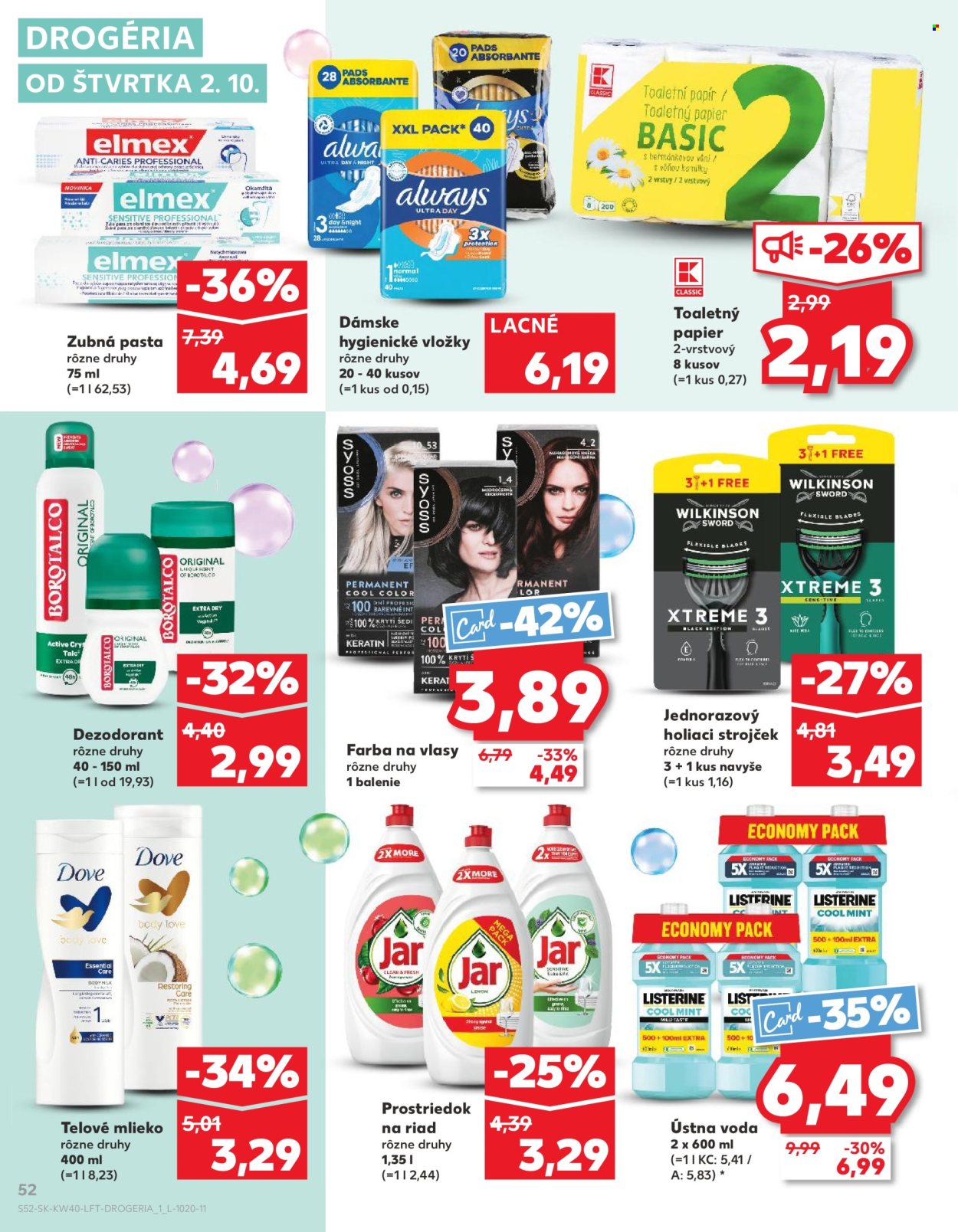 Leták Kaufland - 2.10.2025 - 8.10.2025. Strana 52
