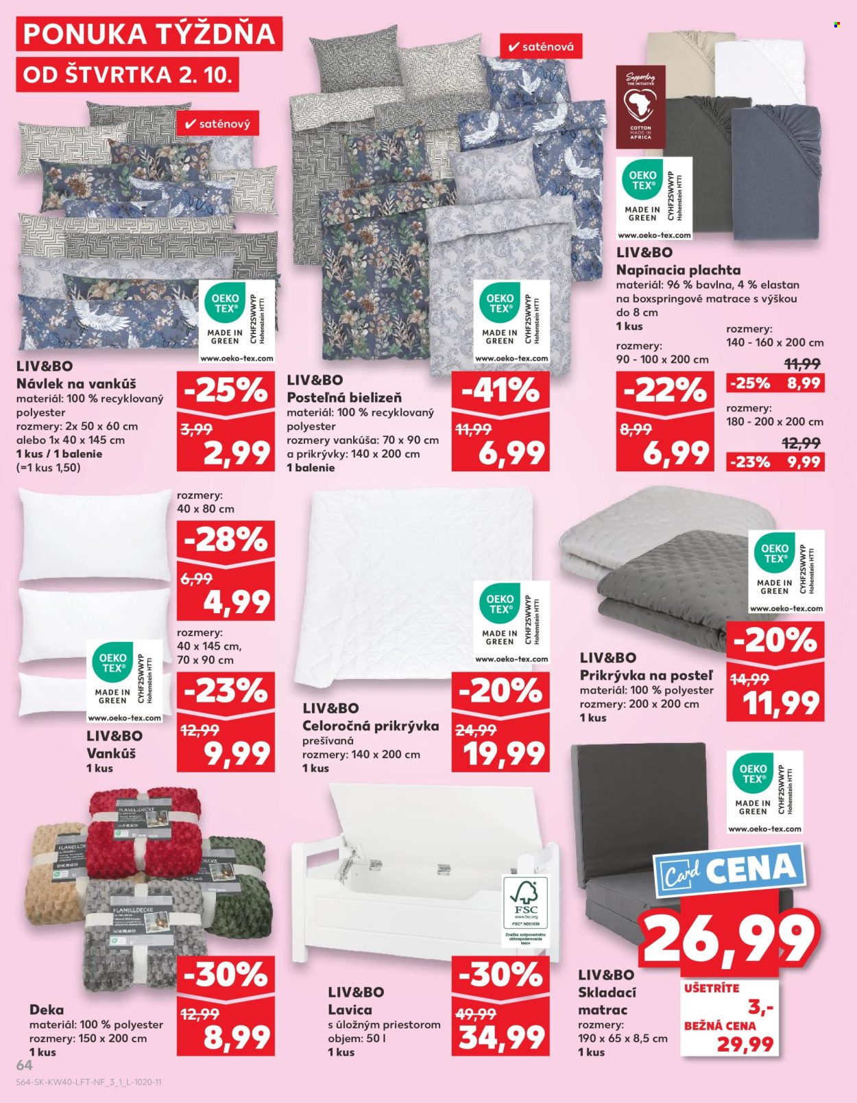 Leták Kaufland - 2.10.2025 - 8.10.2025. Strana 64