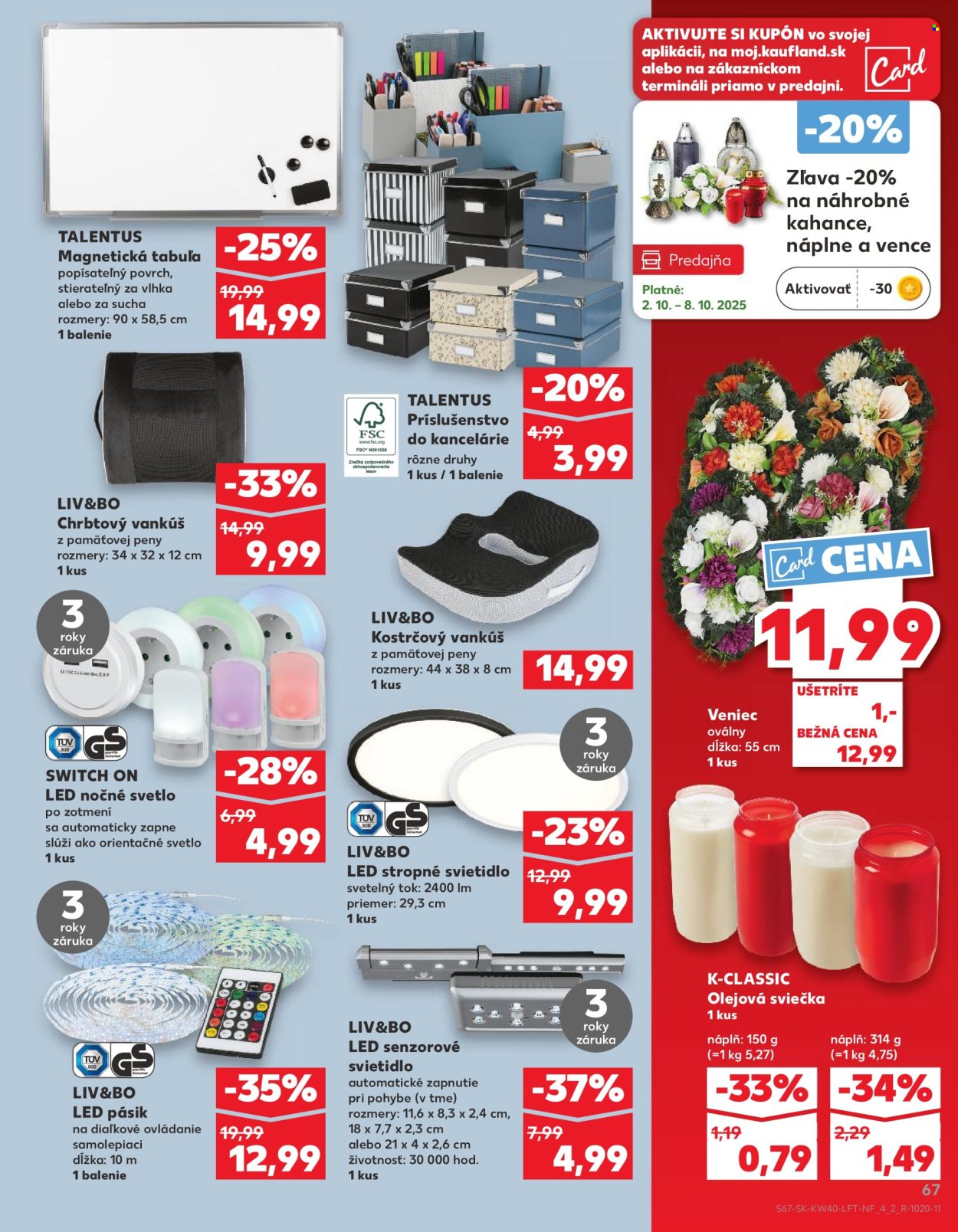 Leták Kaufland - 2.10.2025 - 8.10.2025. Strana 67