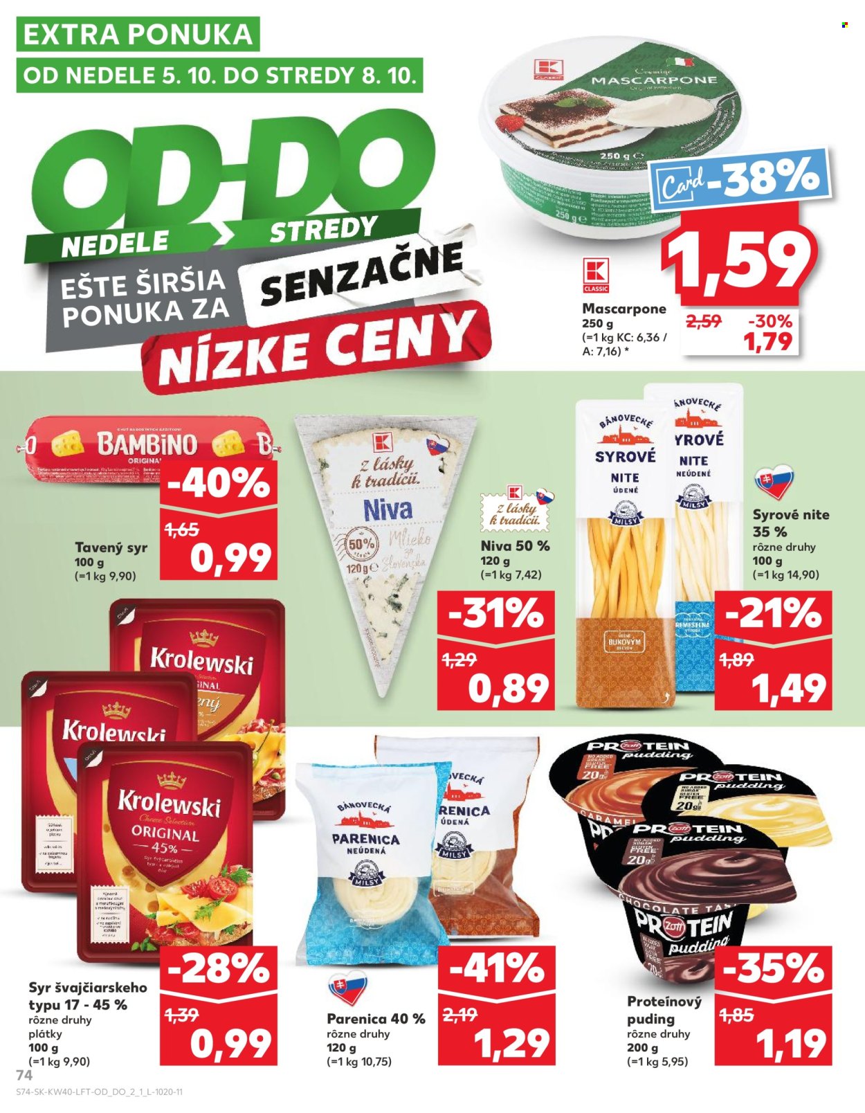 Leták Kaufland - 2.10.2025 - 8.10.2025. Strana 74